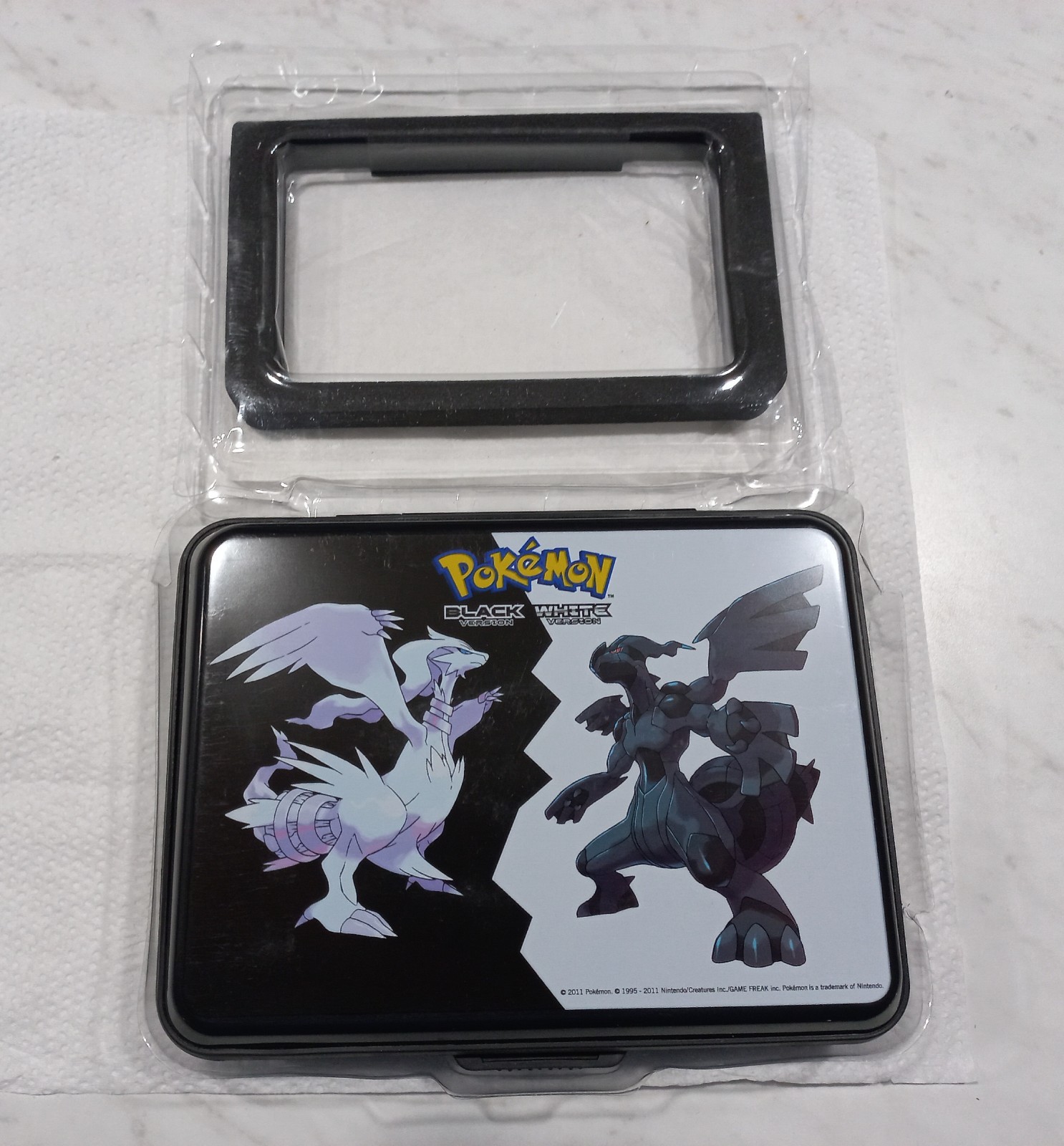 Nintendo DSI Pokemon Black Zekrom Edition with Hard Cover and Pokemon Black 2