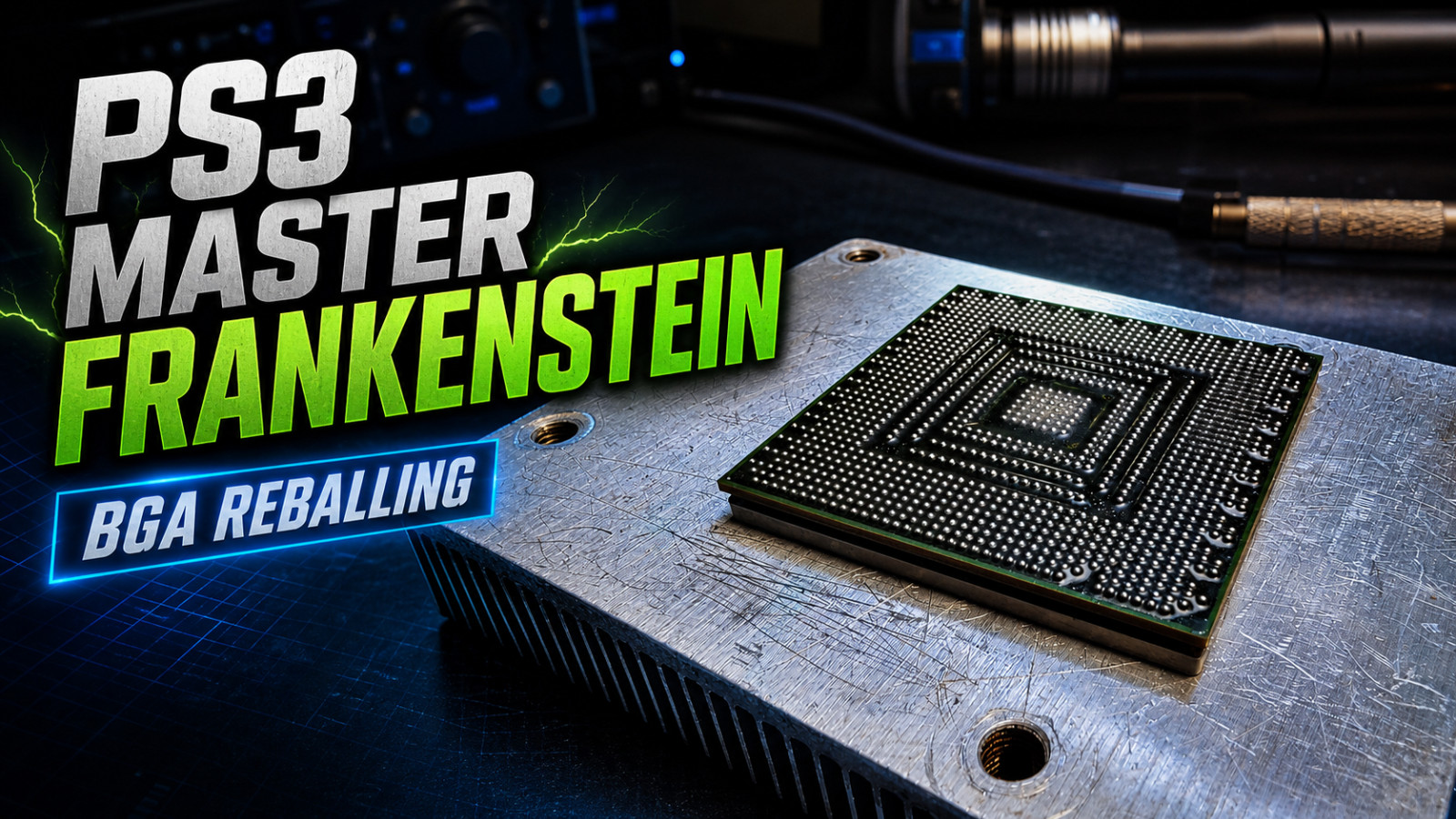 FRANKENSTEIN PS3 – 40nm RSX – YLOD GLOD Fix / Retrofit Service