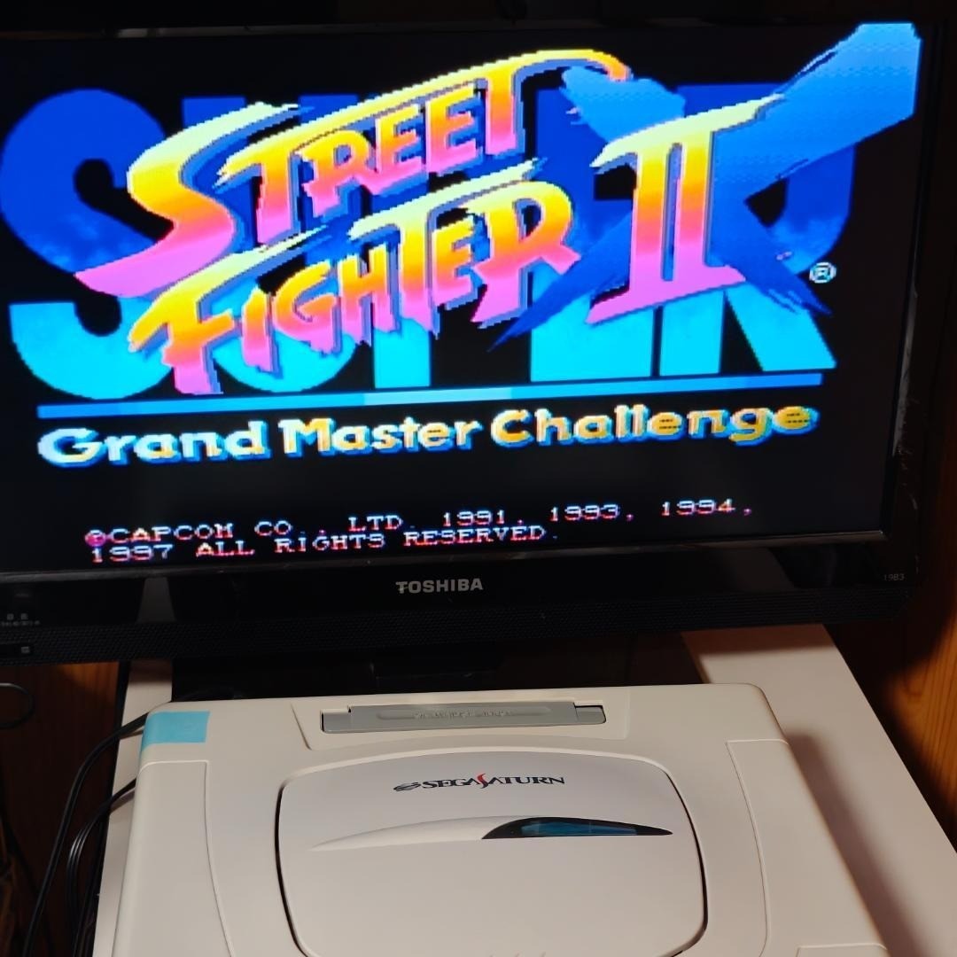 Sega Saturn Console White HST-3220 confirmed Tested & working Japanese Version