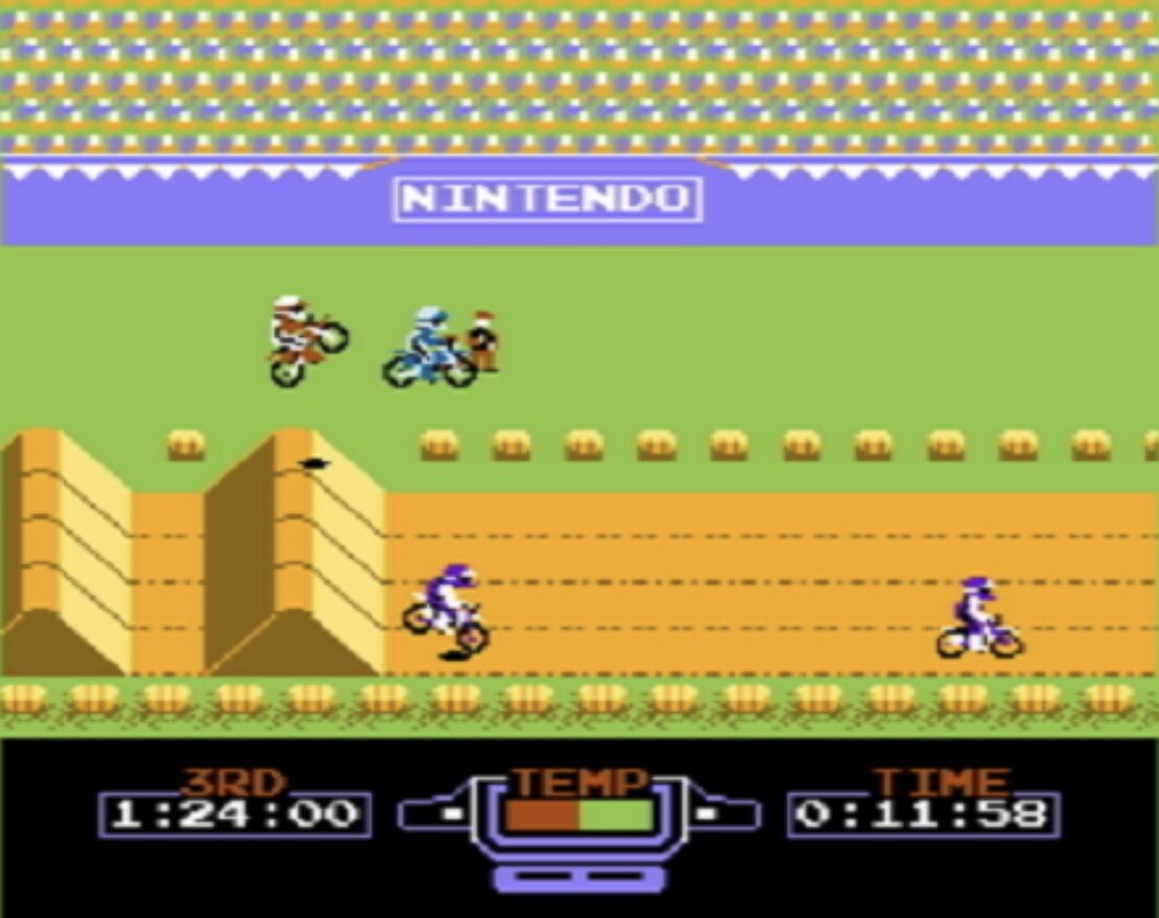 Nintendo NES RESTORED Console Games Original System Mario TMNT Excitebike