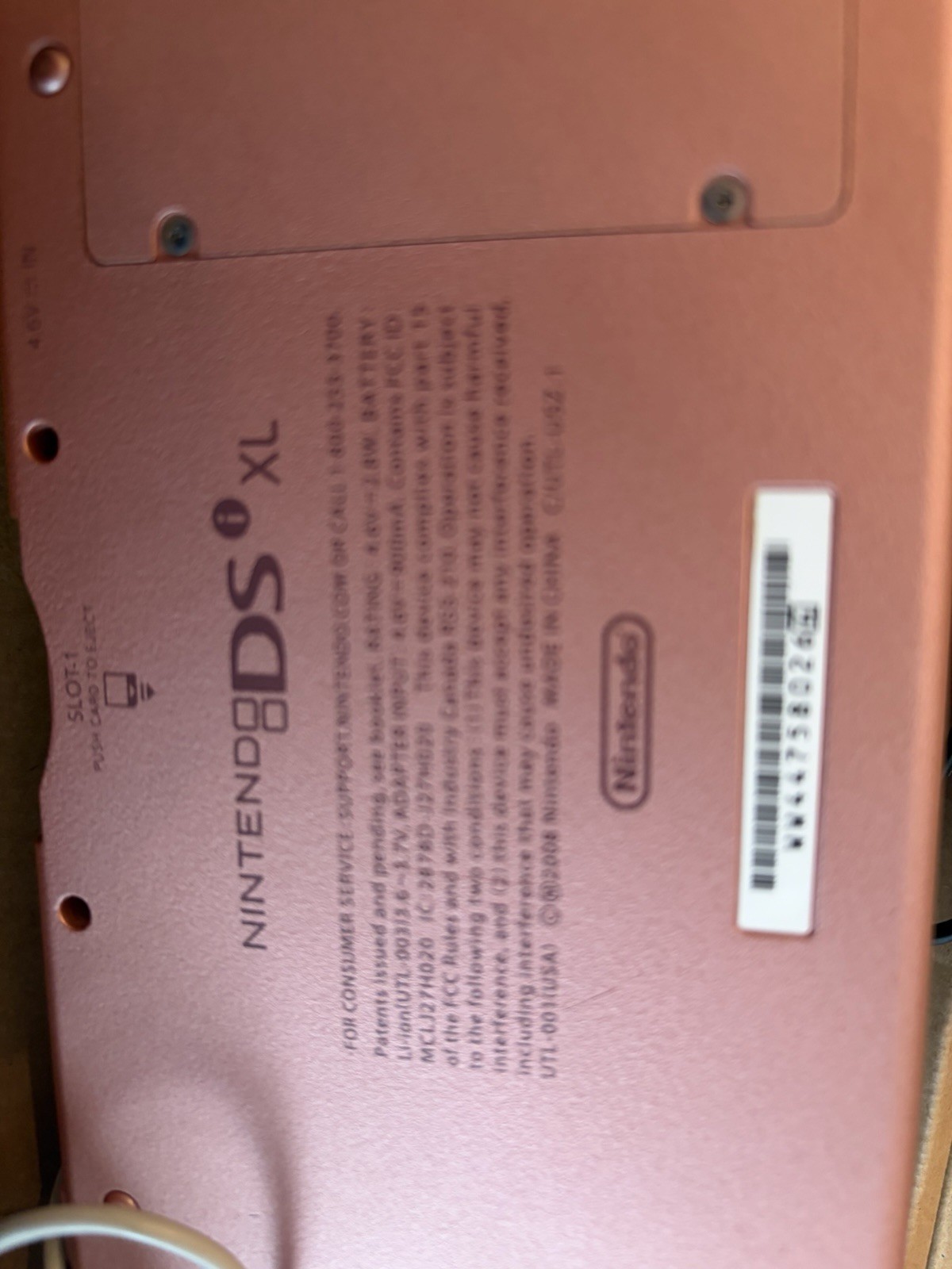 Nintendo DSi XL Metallic Rose In Box Stylus ManualChargerTested Workin G2U