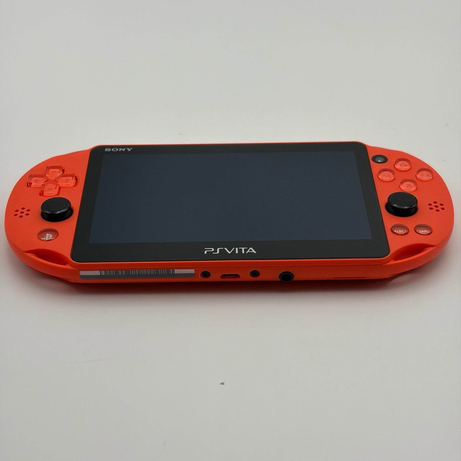 SONY PS Vita PCH-2000 Console Orange Very Good Fast Shipping No joystick drift.