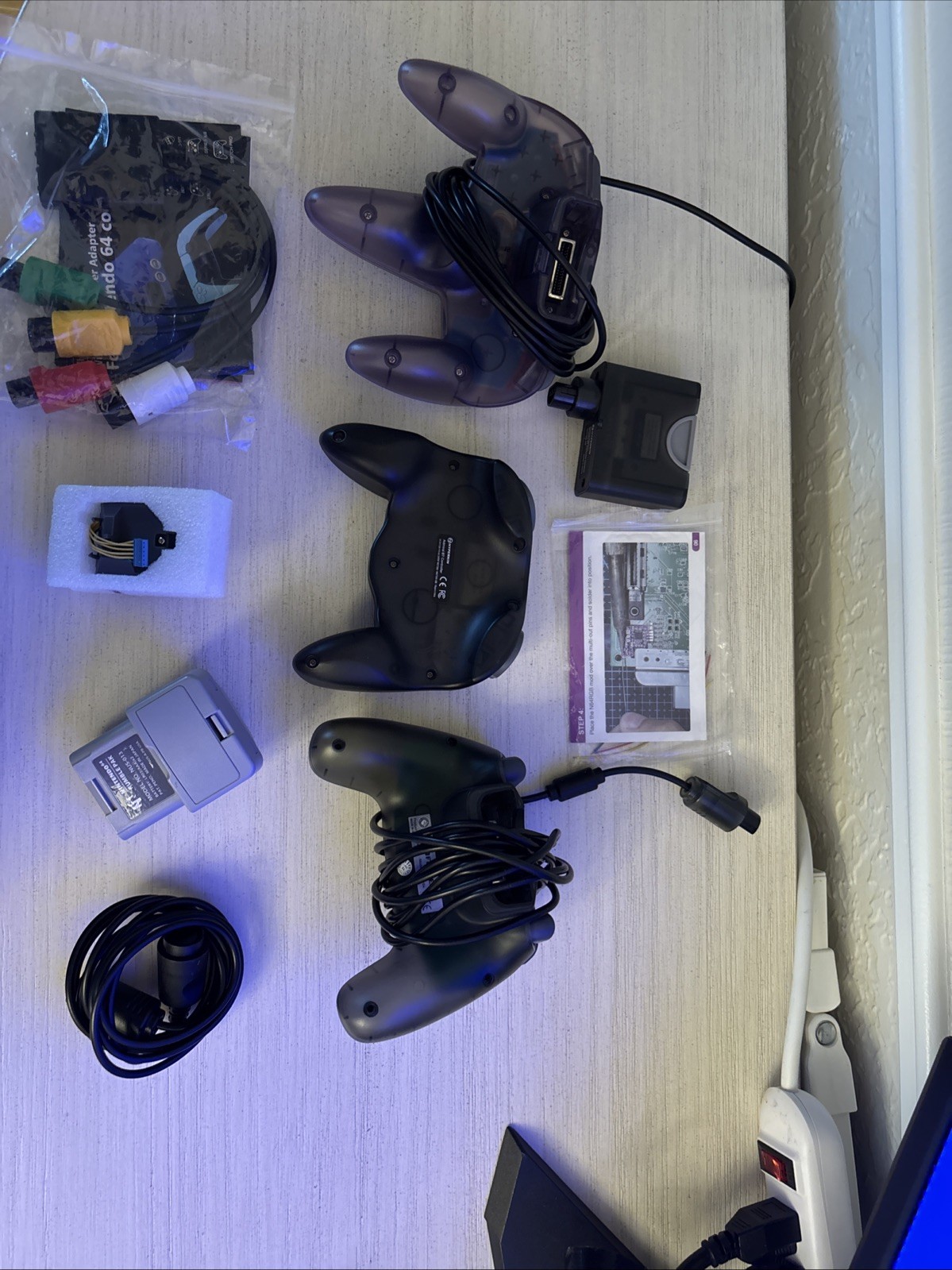 Nintendo 64 Black Console (NTSC-J) Bundle with controllers, games, RGB kit, more