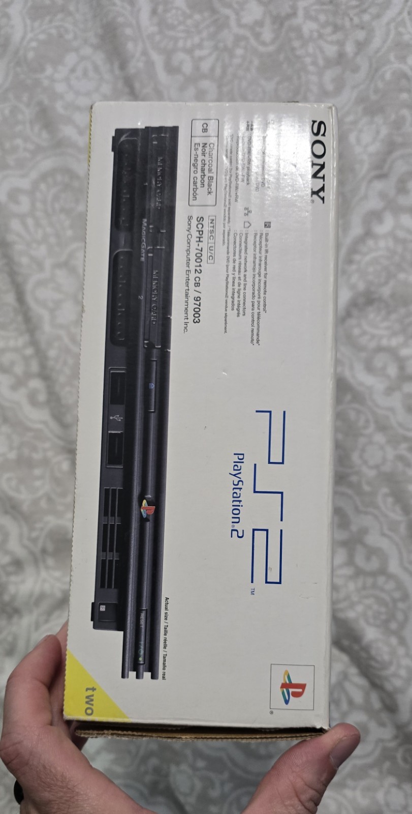 PlayStation 2 PS2 Slim Console Plus Protector, Controller, Memory, Complete Cib