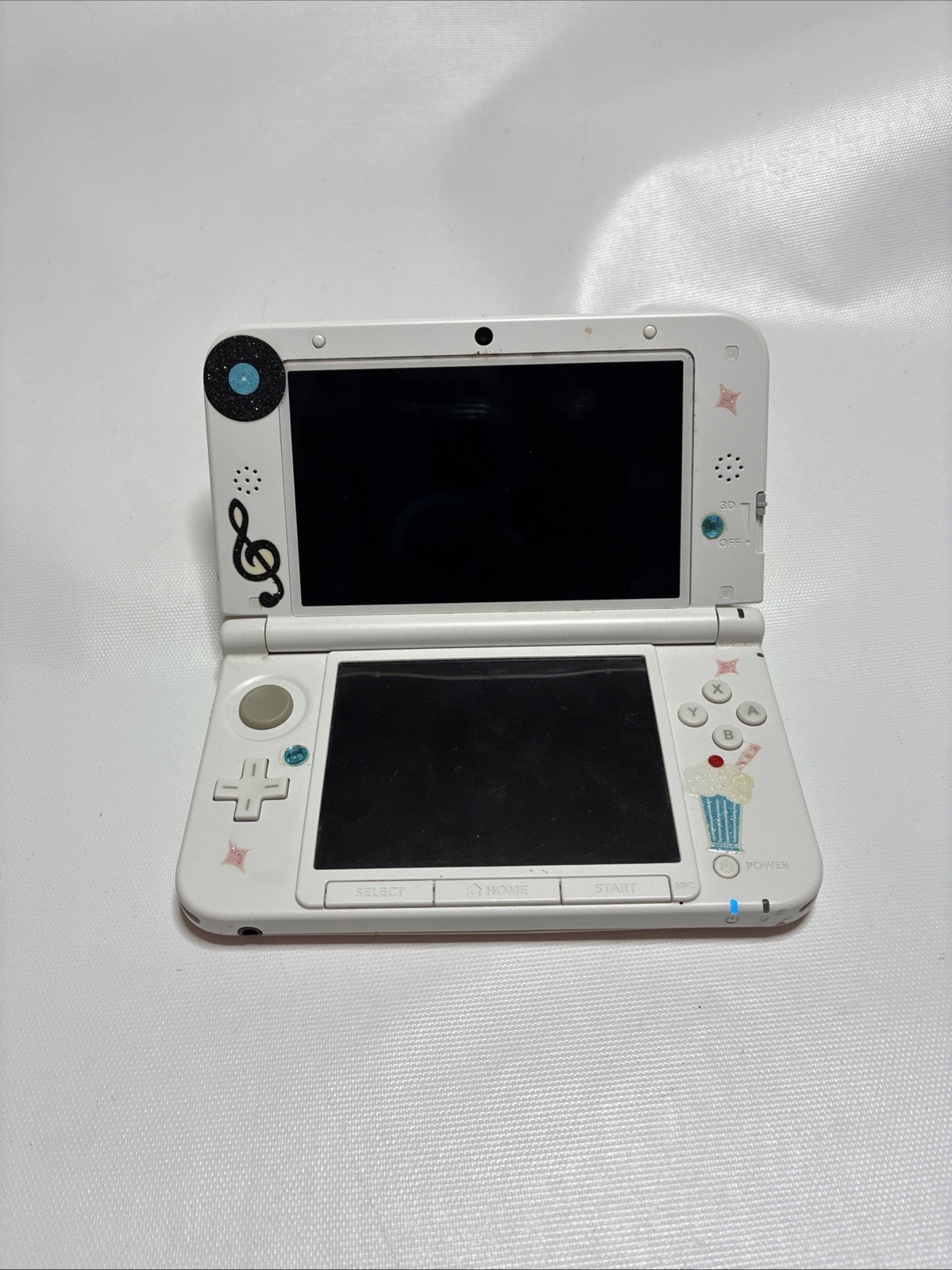 *PARTS* Nintendo Nintendo 3DS XL Handheld System Console Pink/White SPR-001 USA