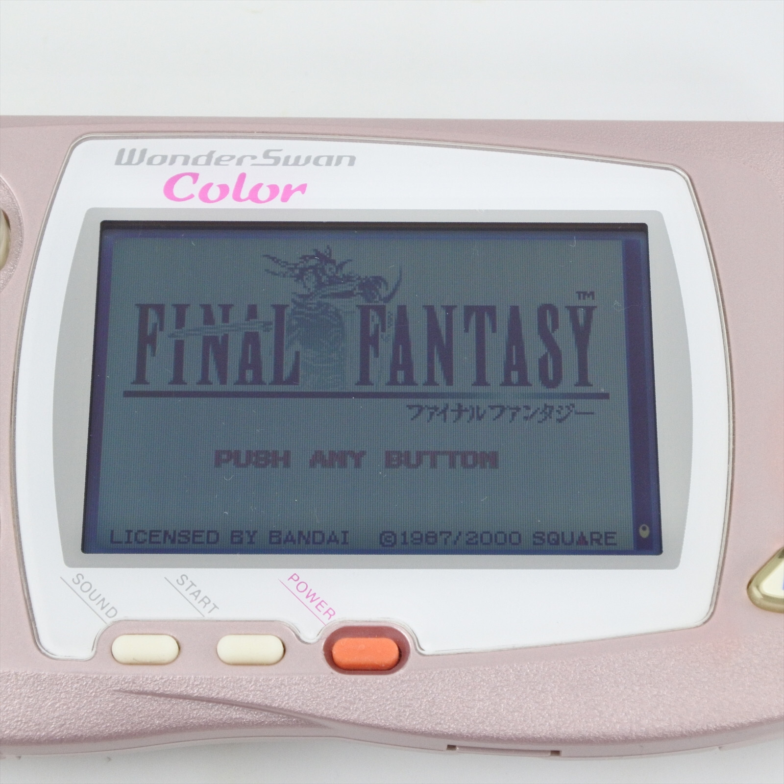 WonderSwan Color Console PEARL PINK WSC-001 Boxed Bandai 0200146970 ws