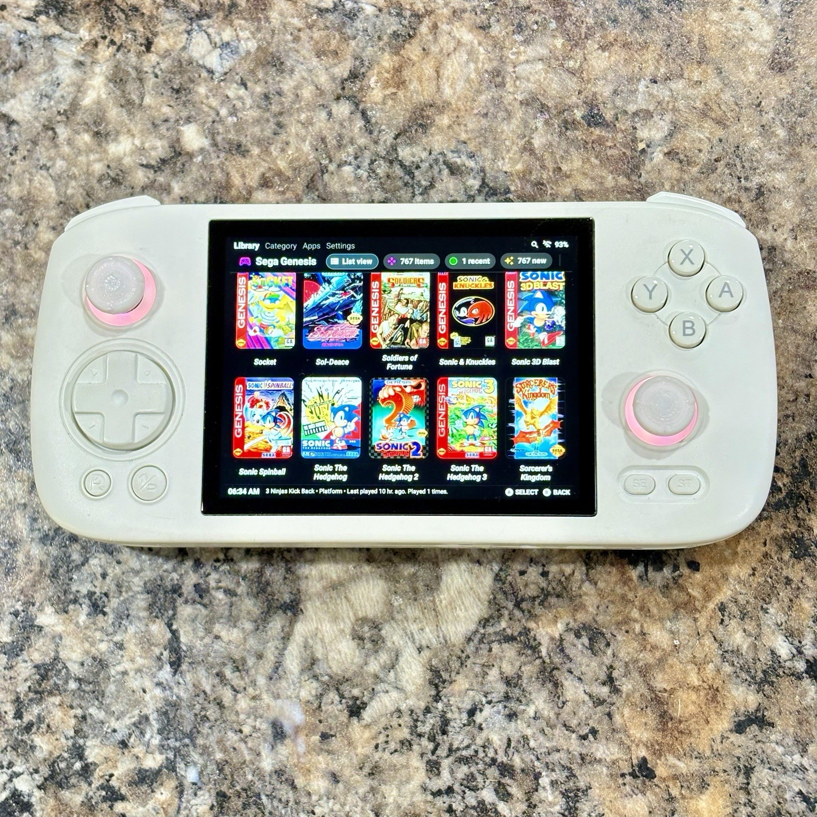 Anbernic RG406H Gaming Handheld, 128GB + 256GB Card, Custom Ready To Play