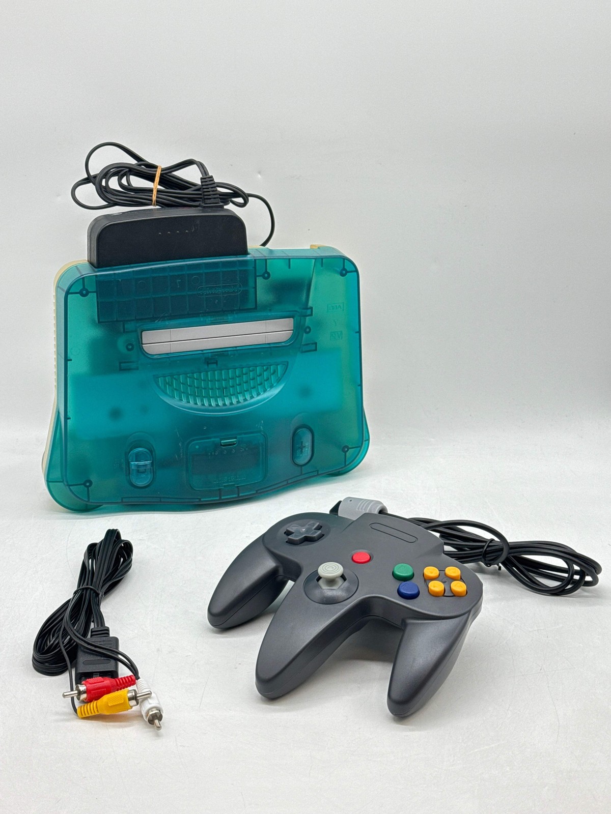 Nintendo 64 NUS-001(JPN) Video Game Console Clear Blue