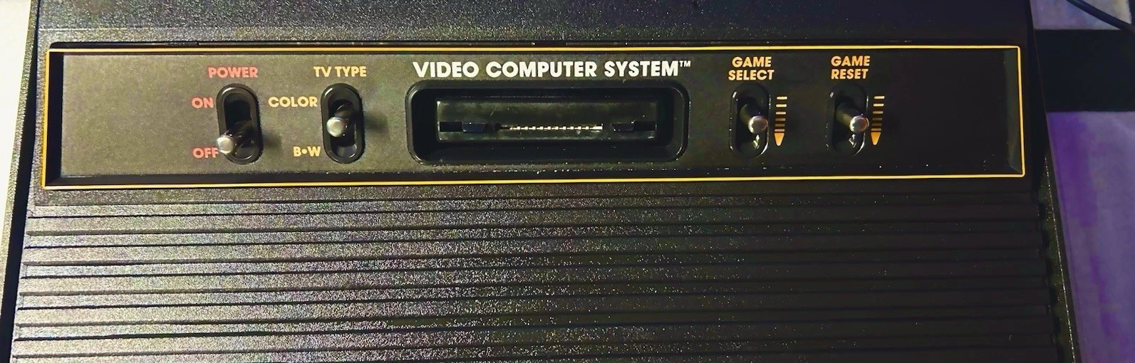 ATARI 2600 CX-2600A CONSOLE/2 JOYSTICKS + SET OF PADDLES TESTED & COMBAT 6/5 EXC