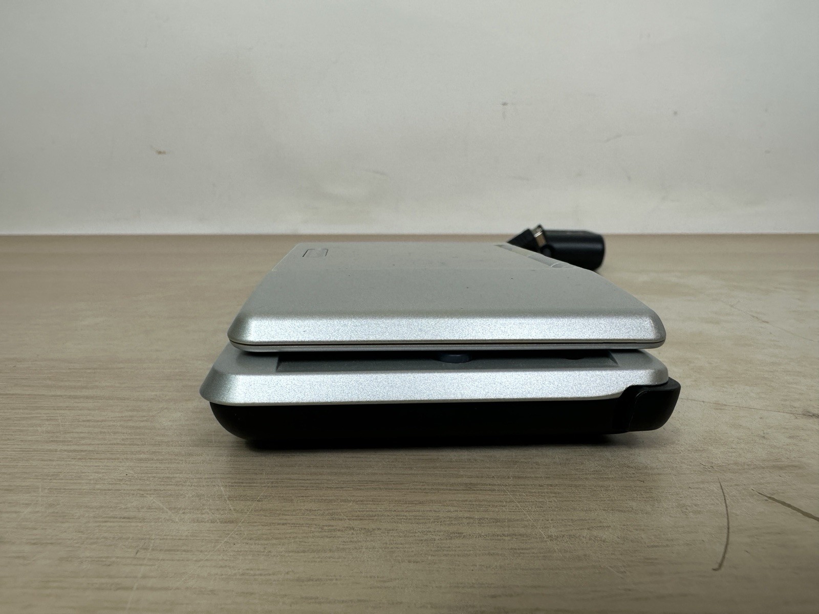 Nintendo DS Model NTR-001 w/ Charger – Original Titanium Silver – Tested & Works