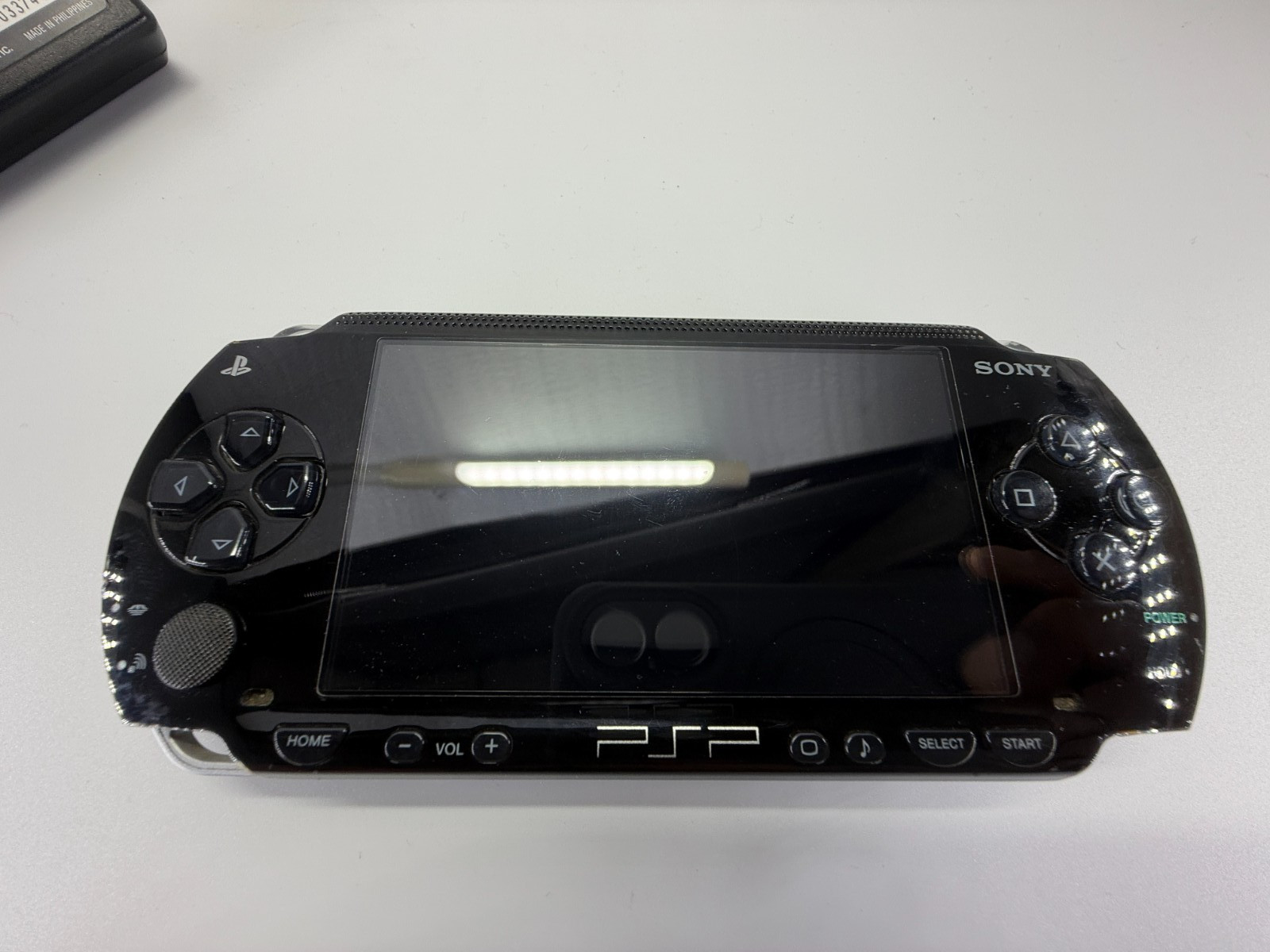 Sony PSP-1000 Black Console Bundle OEM Charger Battery 4 Games Tested Japan
