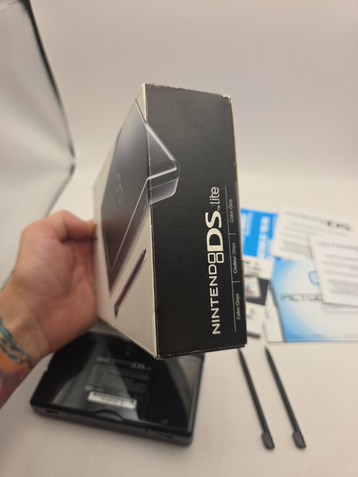 Nintendo DS Lite System – Black In Box CLEAN!