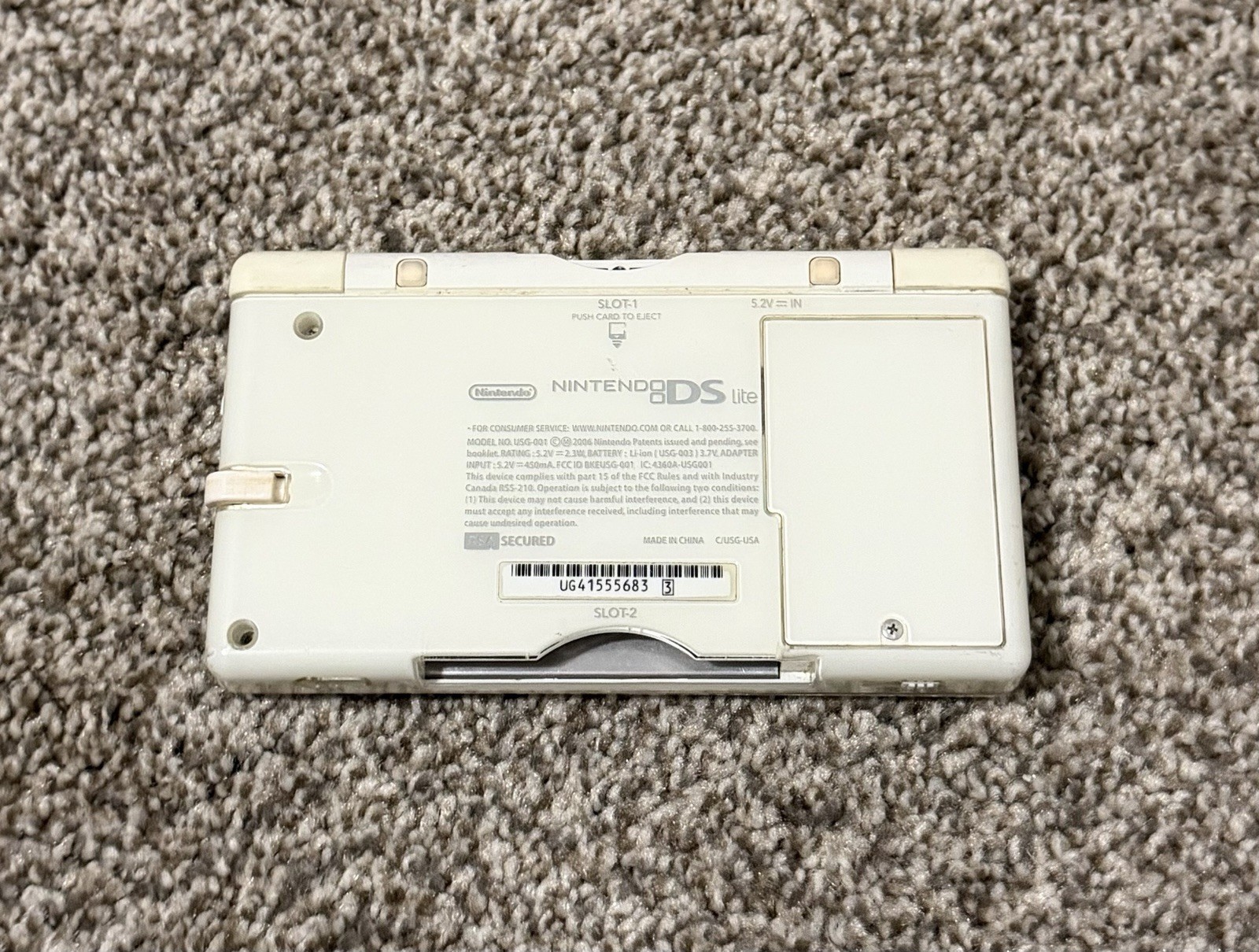 *READ* Nintendo DS Lite Handheld Console System Polar White – Screen Issues