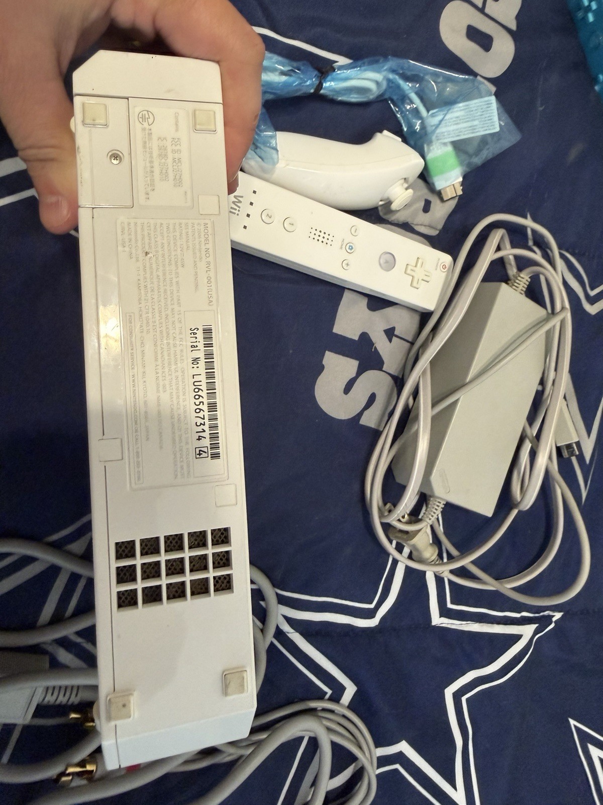 Nintendo Wii 512 MB Home Console RVL-001 – White Tested Working