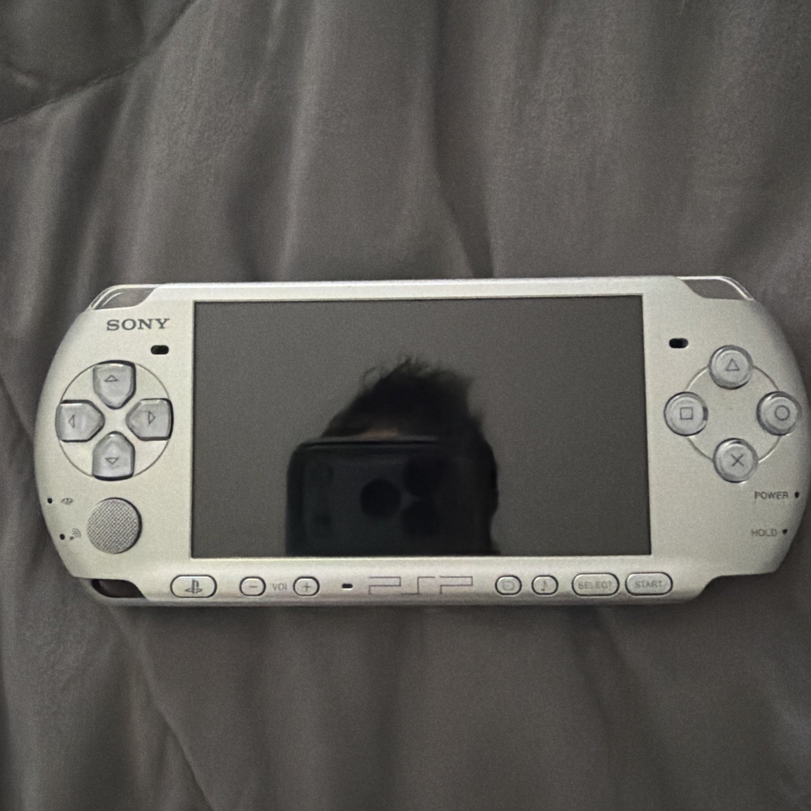 Sony PSP-3000 Silver Handheld System with games and charger ￼