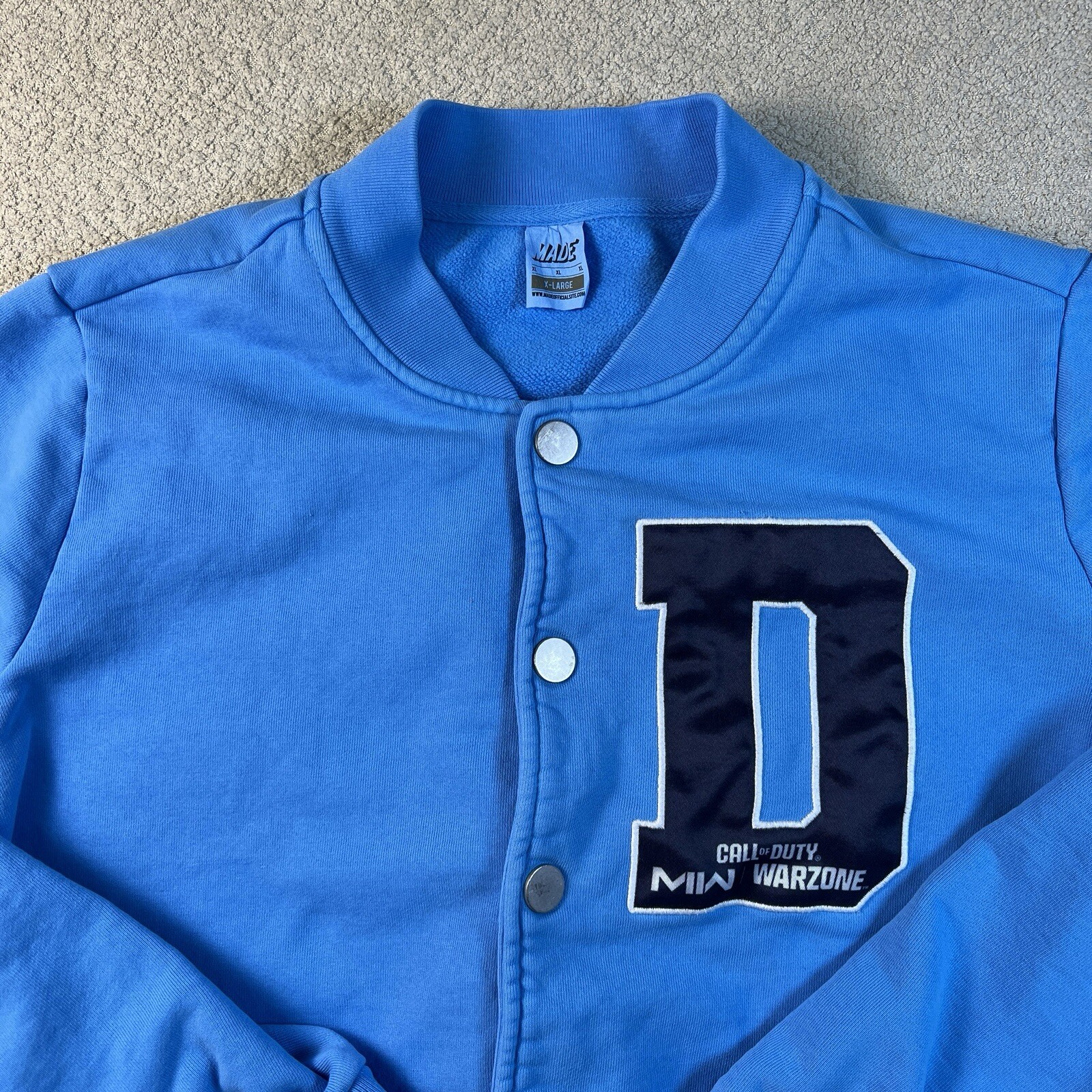 Call of Duty Warzone 2023 Vondel Custom Letterman Jacket TEAM DRAKES Size XL