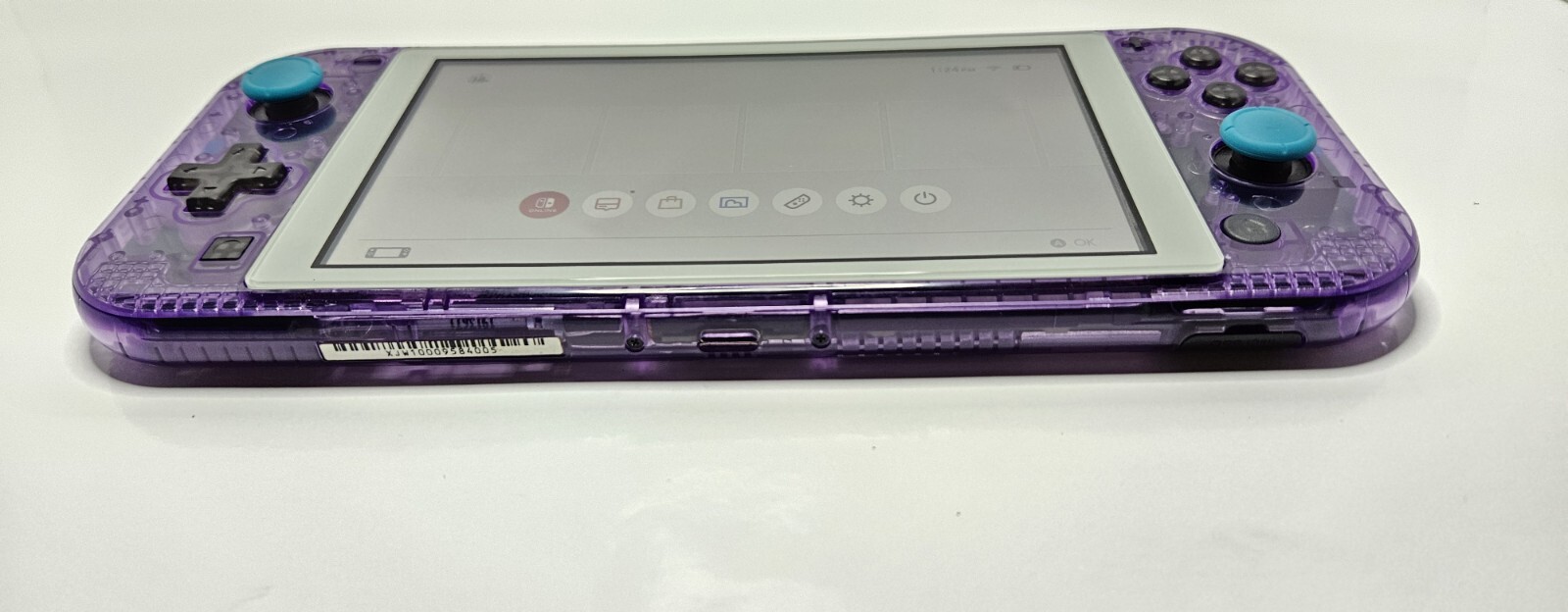 Nintendo Switch Lite – Custom Atomic Purple With Clear Gray Buttons