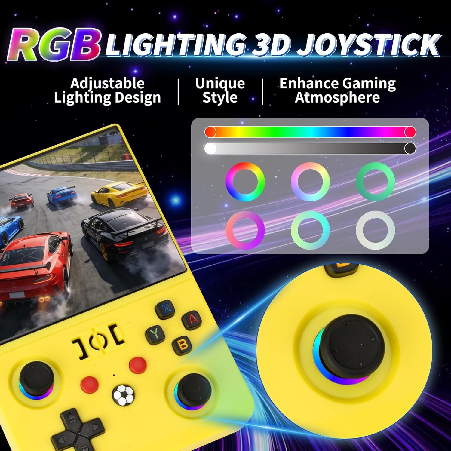 4.5 Inch R36MAX Ⅱ Handheld Game Console – 64GB & Ergonomic Design, Gift Ready