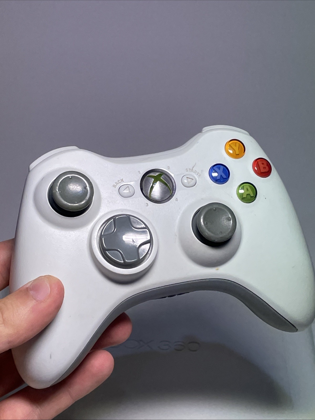 Microsoft Xbox 360 Pro 60GB White Console w/ Controller Bundle Tested