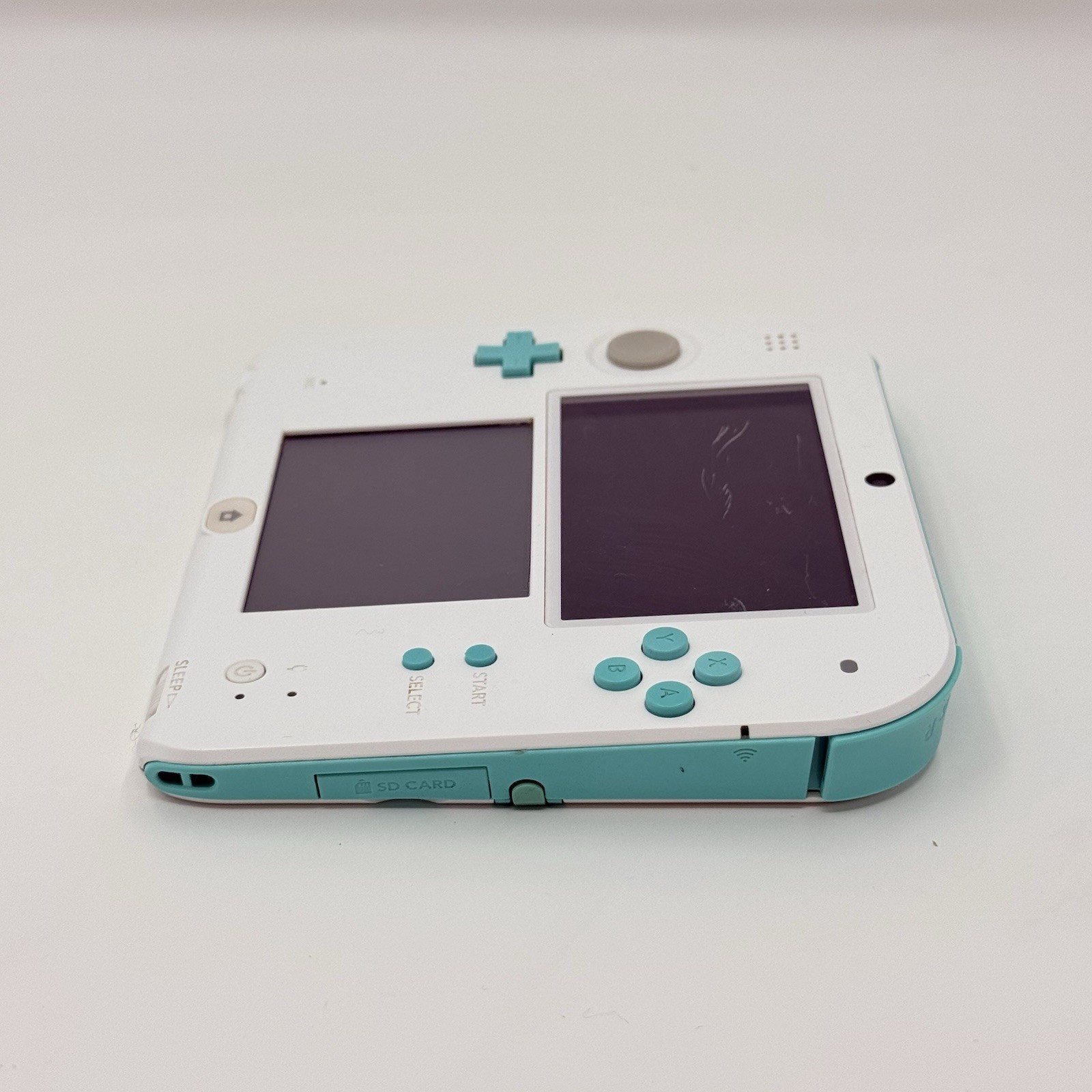 Nintendo 2DS Sea Green Console FTR 001 Mario Kart DS Stylus 4GB SD Tested