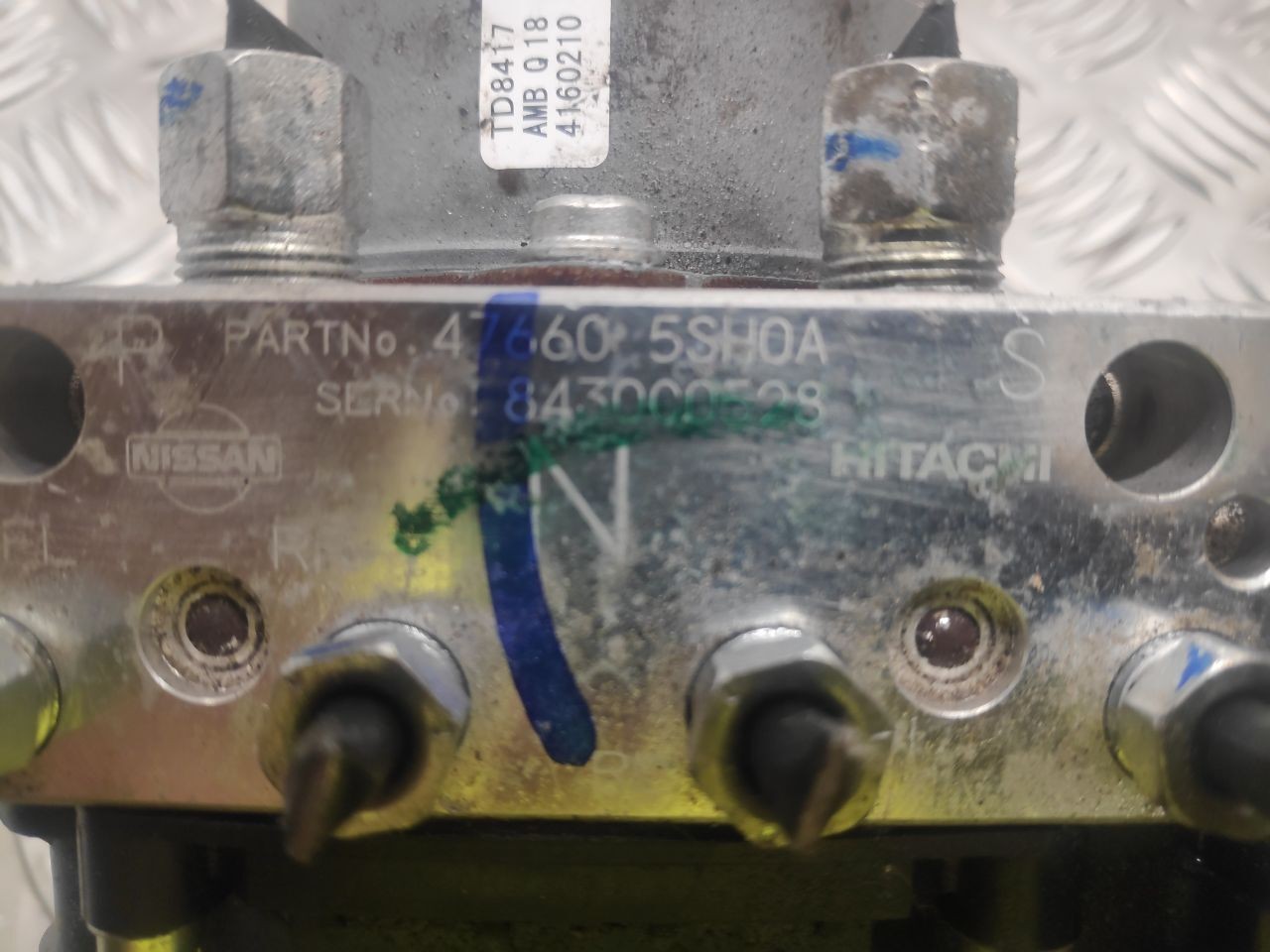 2018 NISSAN LEAF ZE0 ABS VALVE/PUMP/CONTROLLER 47660 5SHOA