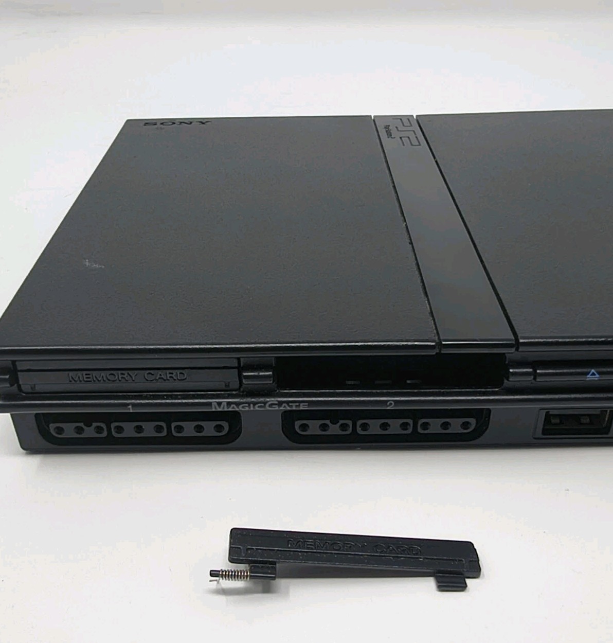 Sony PlayStation 2 Slim Line Version 1 Console – Charcoal Black (SCPH-70012)