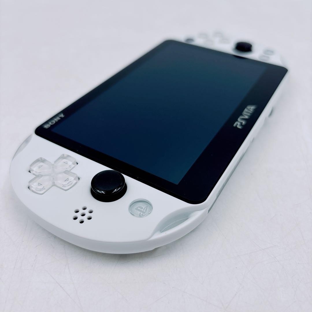 Sony PS Vita PCH-2000 Handheld Console – Glacier White w/32GB memory card