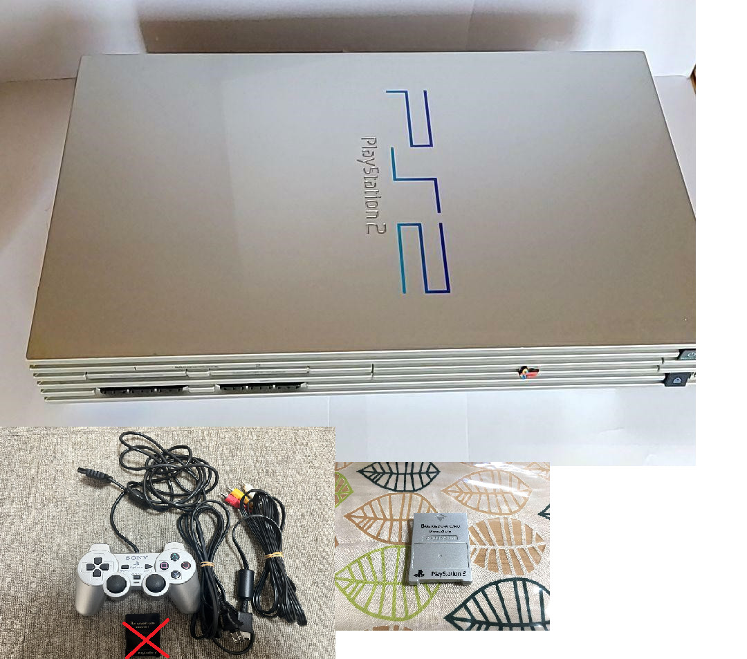 SONY PS2 PlayStation 2 SCPH-39000 SILVER Game Console Only Japanese NTSC-J Japan