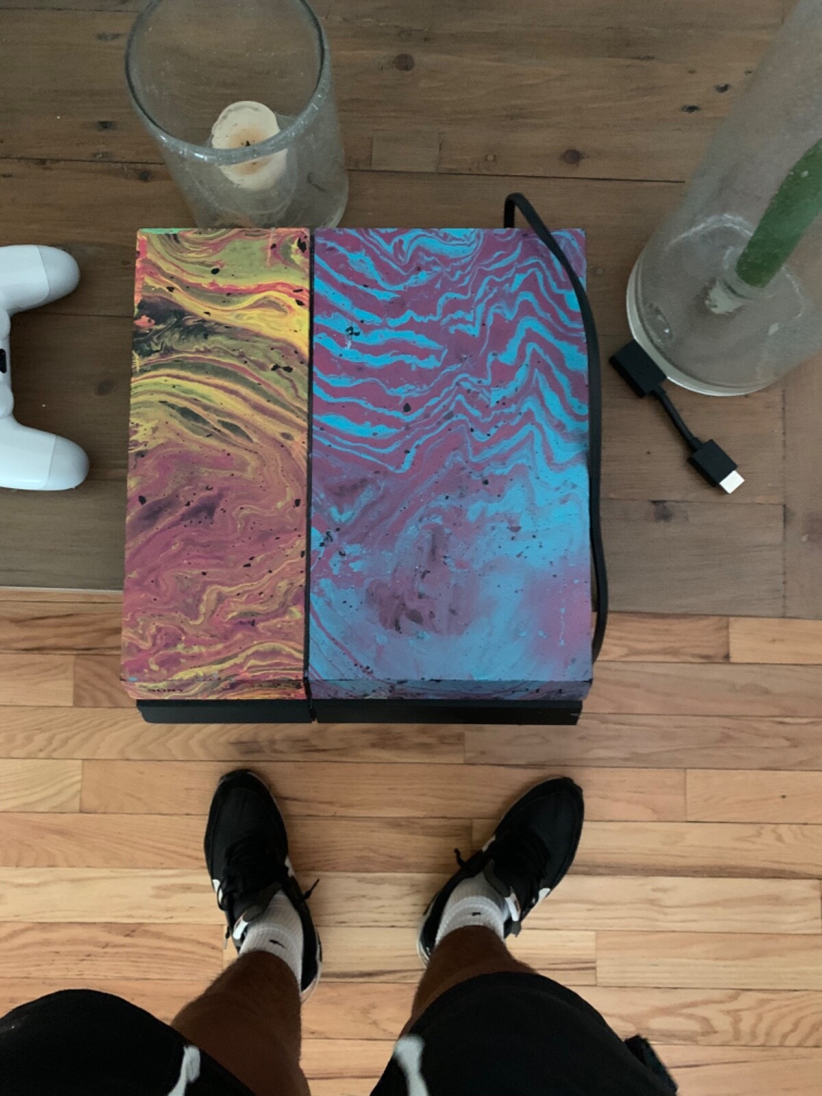 playstation 4 fairly used multi color