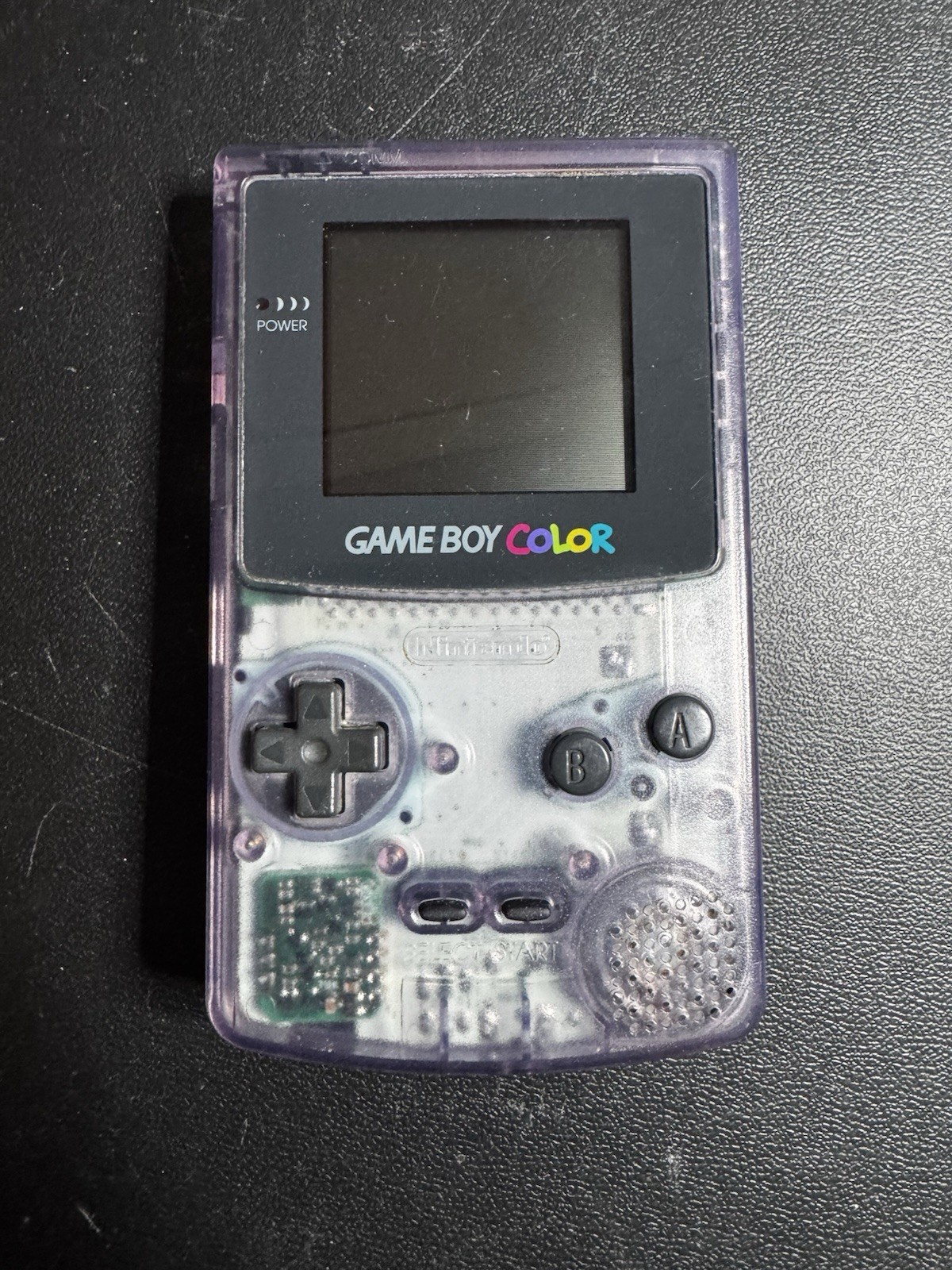 Nintendo Game Boy Color Atomic Purple W/ 4 Games Tested Works Great Yugioh Buffy