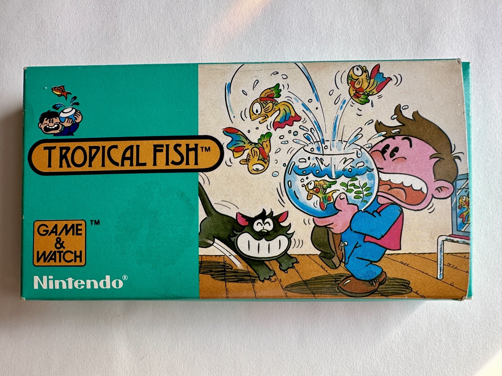 1985 Nintendo-Game & Watch-TROPICAL FISH-CIB-Complete- Near Mint-US seller-RARE