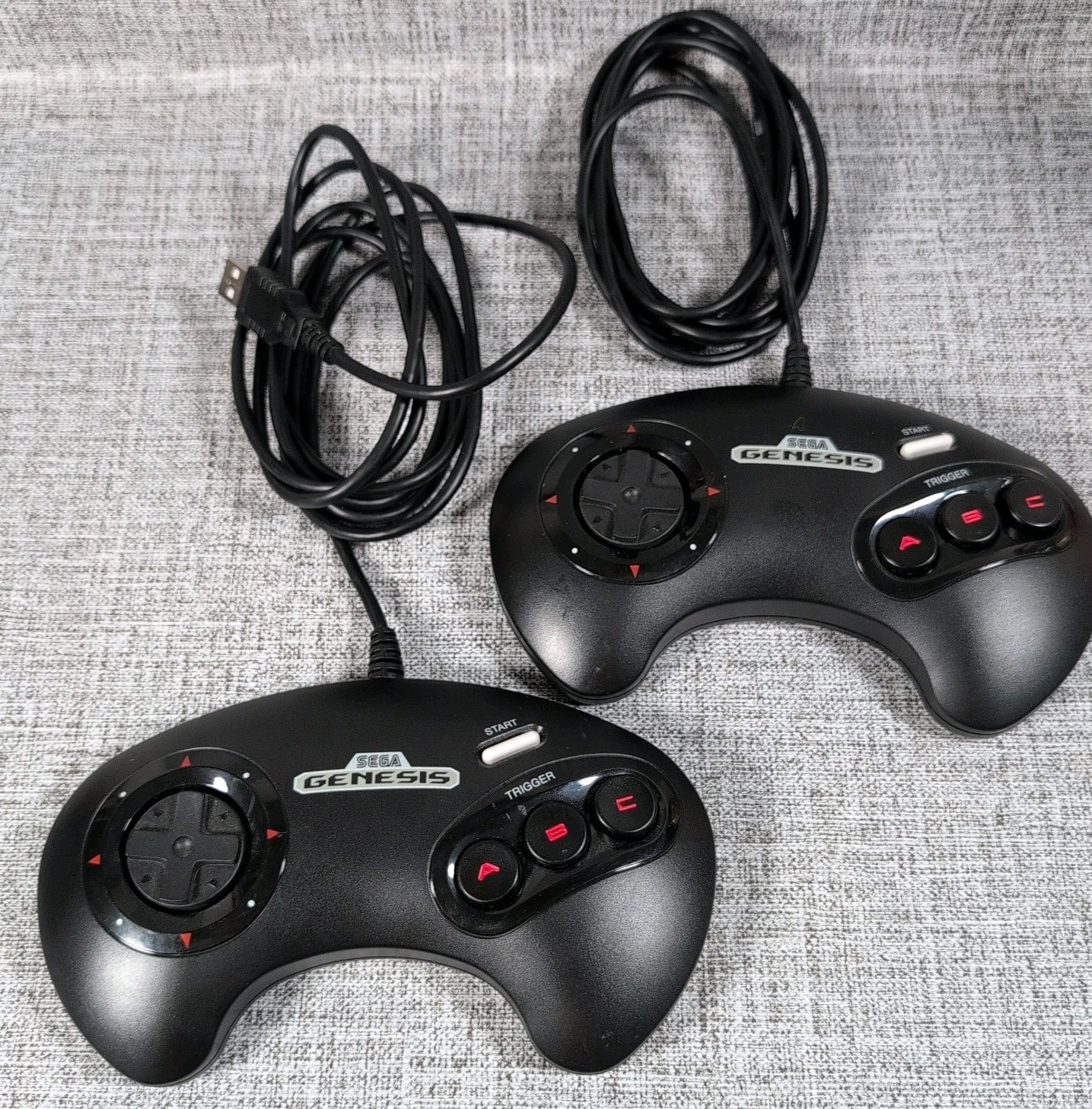 Sega Genesis Mini Authentic Console w/ Controllers & Cables Tested Working