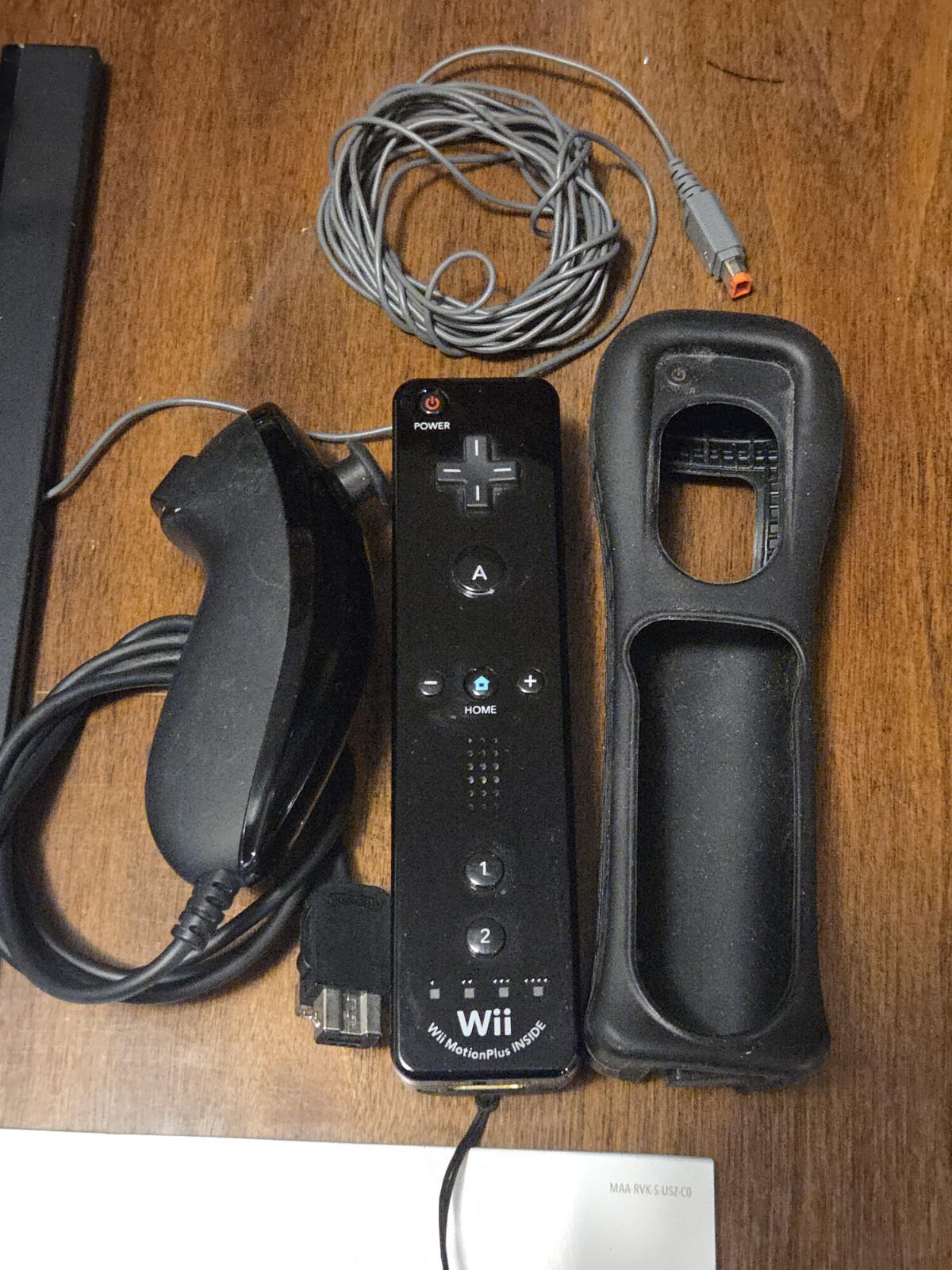 Nintendo Wii Family Console Black RVL-101 with Wii Sports and Wii Sport Resort