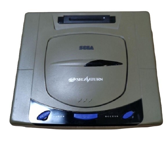 Sega Saturn Console Gray HST-3210 Console only Used Tested