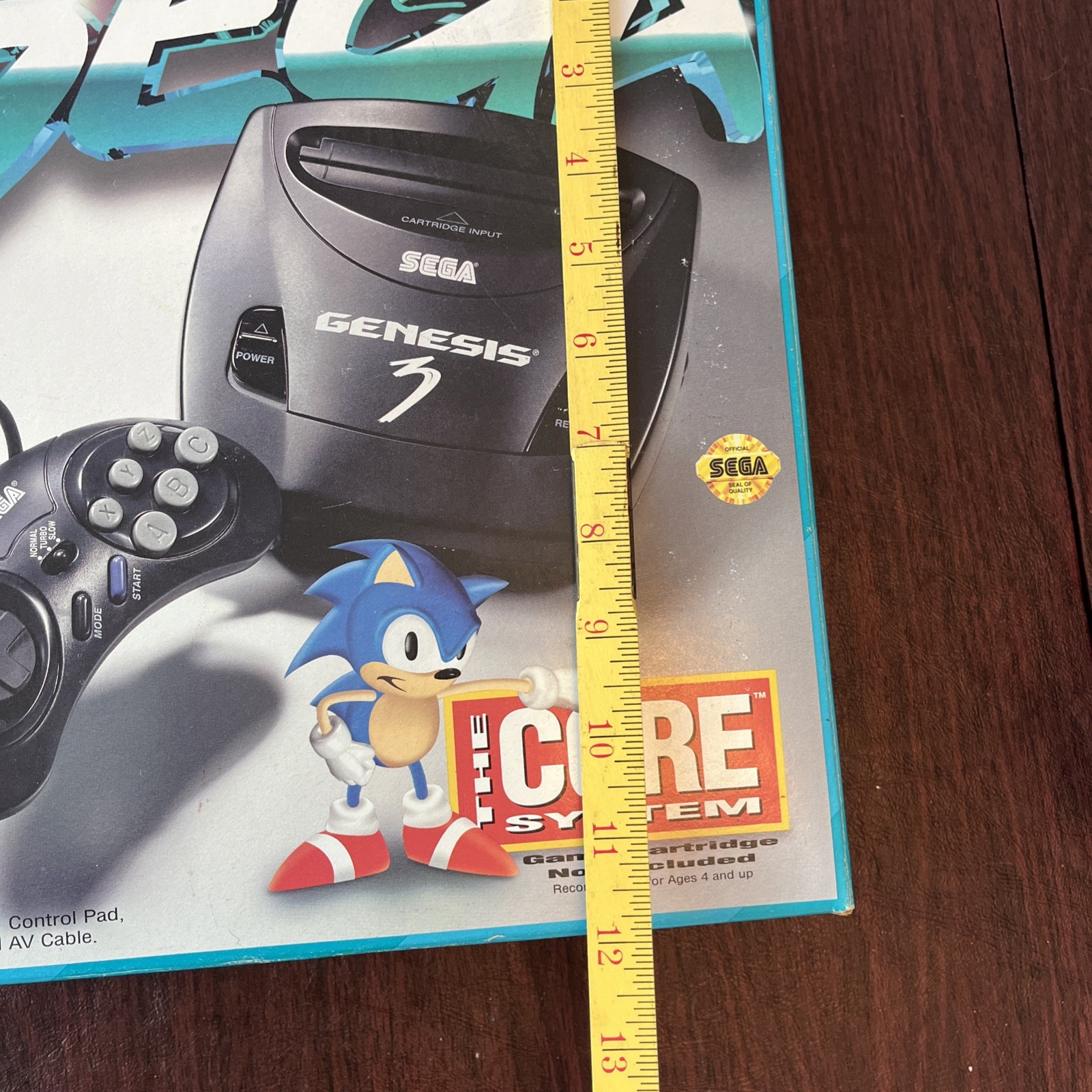 SEGA GENESIS The Core System 3 16 Bit Video Entertainment System Untested AS IS