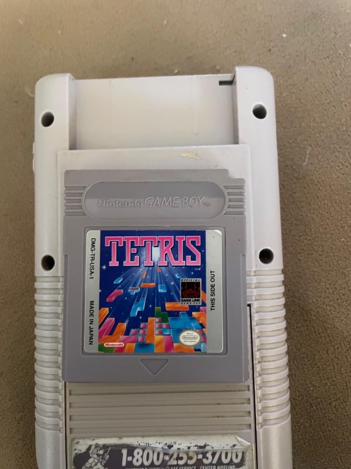 original gameboy with Tetris