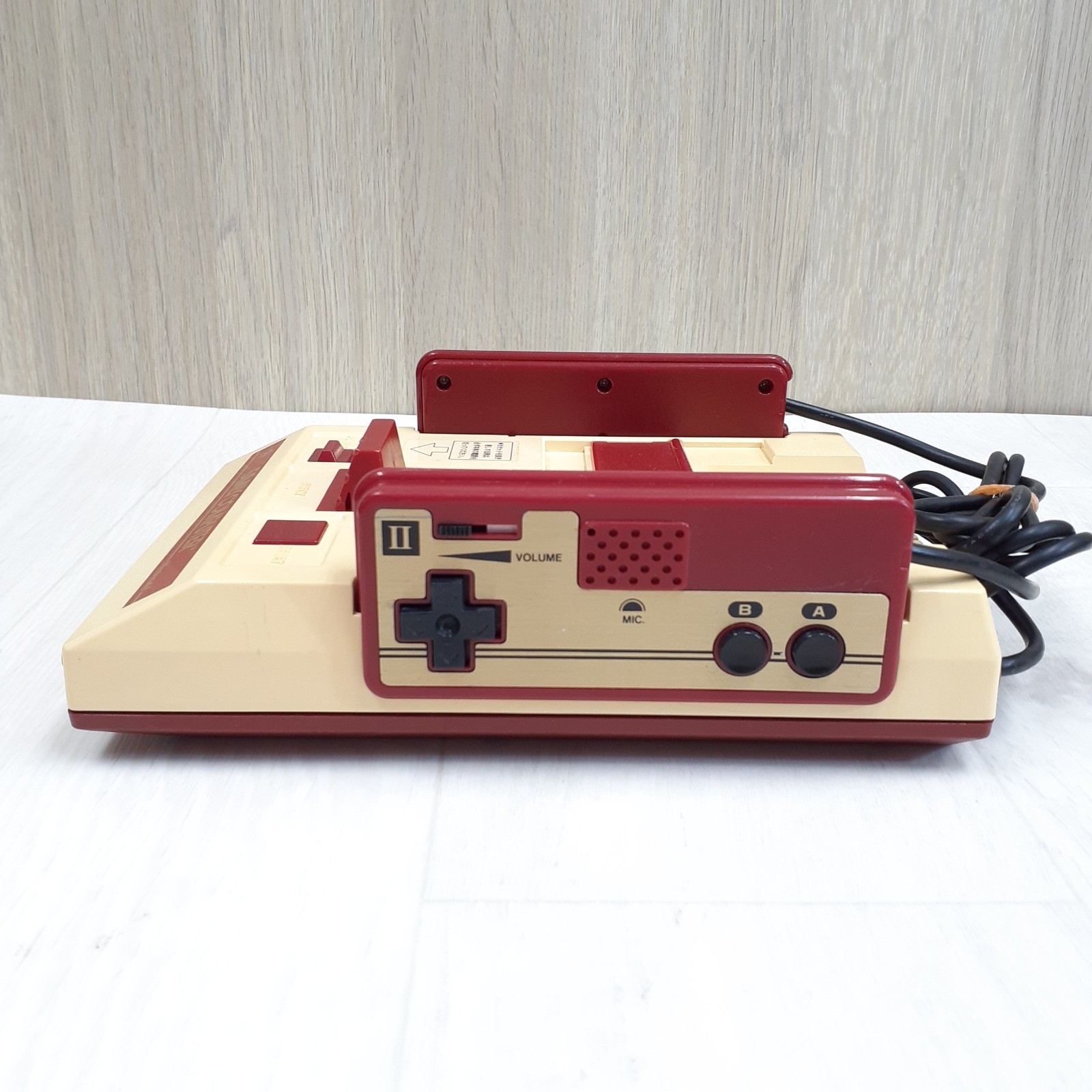 Nintendo Japanese original Famicom Console with 3 Mario Games & cables tested