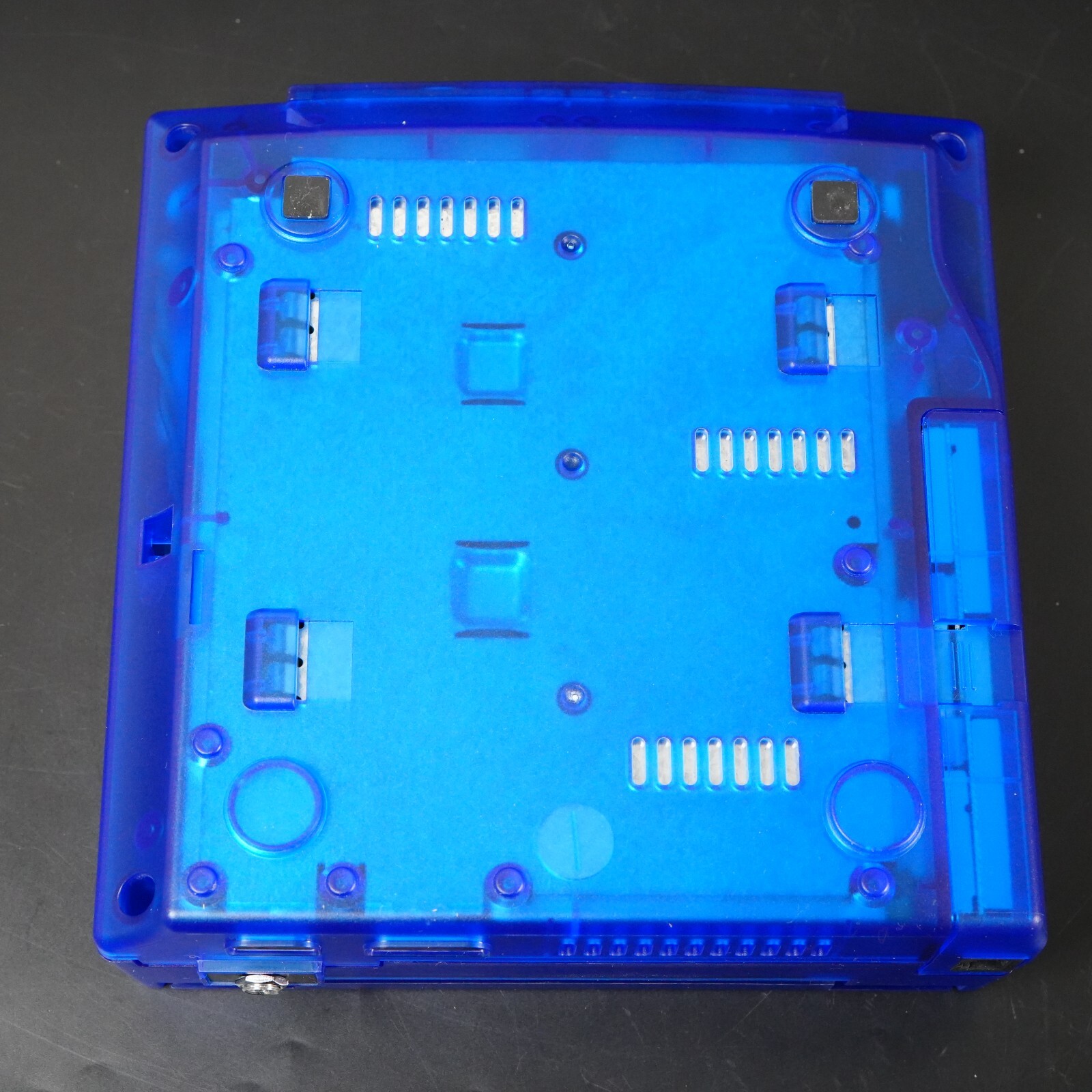 SEGA Dreamcast VA1 Console Translucent Blue Shell, Power Supply MOD NTSC-J