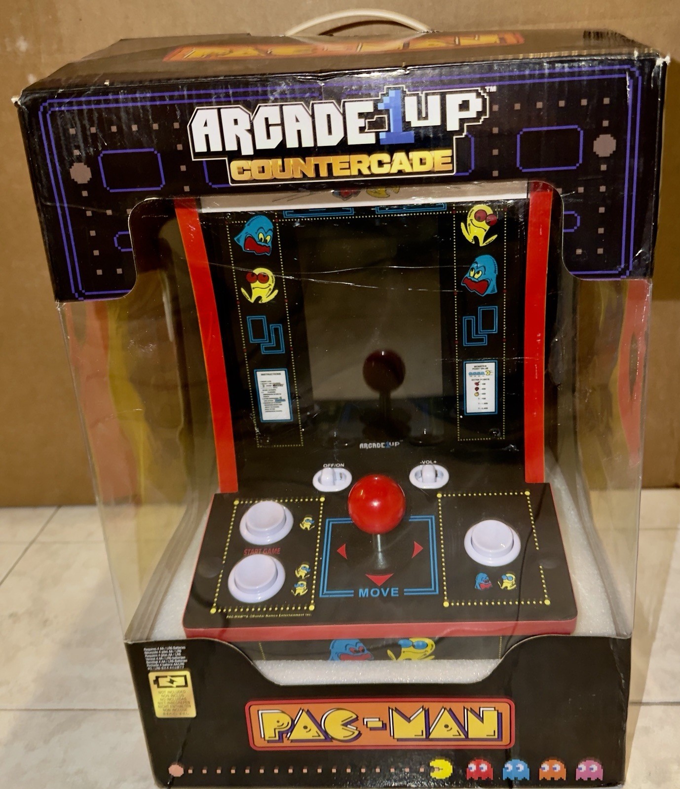 Arcade1Up Countercade – PAC-MAN – With Original Box – SEE PHOTOS