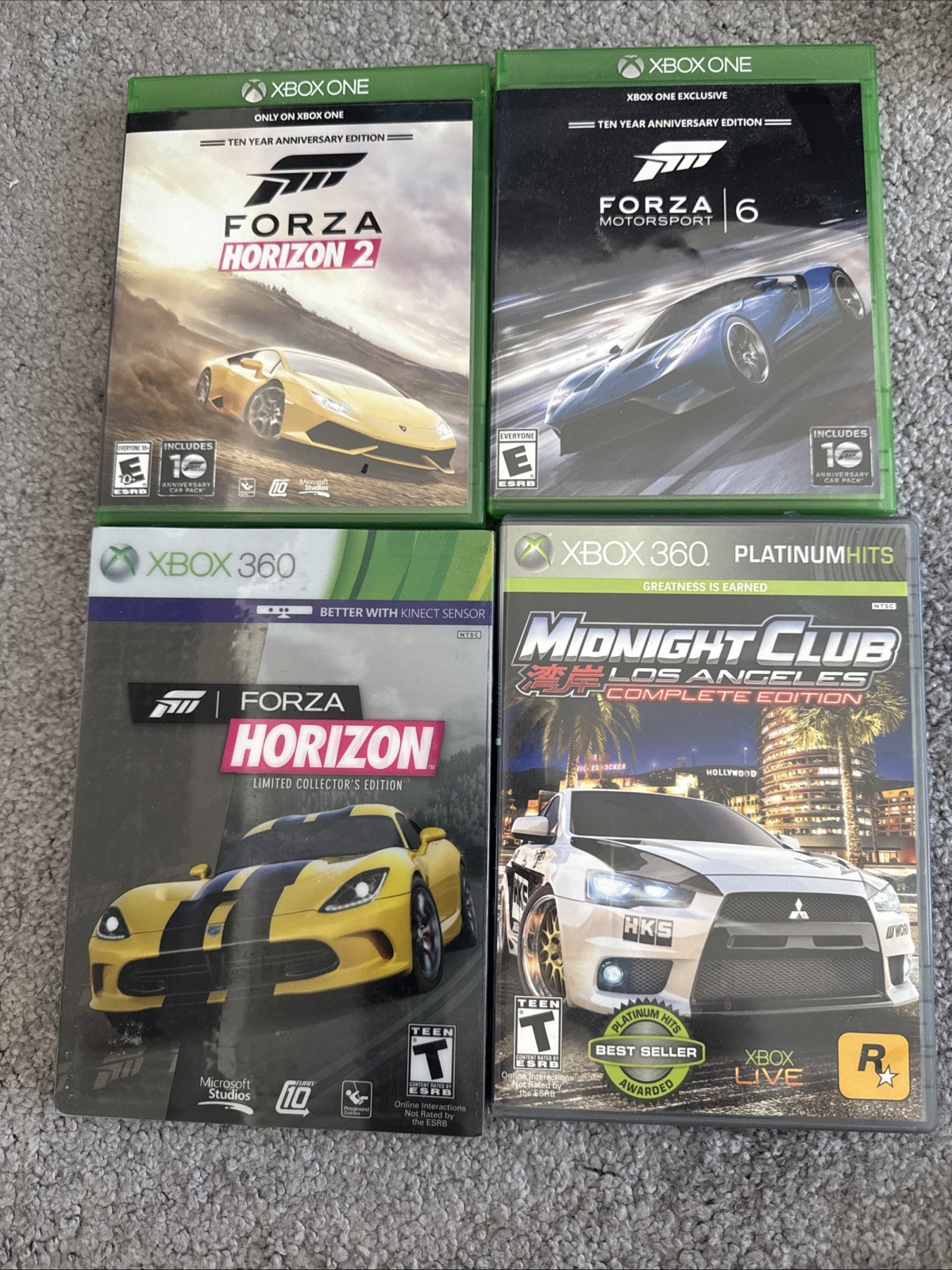 Xbox Series X Racing Bundle Lot – Logitech G920 Wheel – Forza horizon 1, 2, More