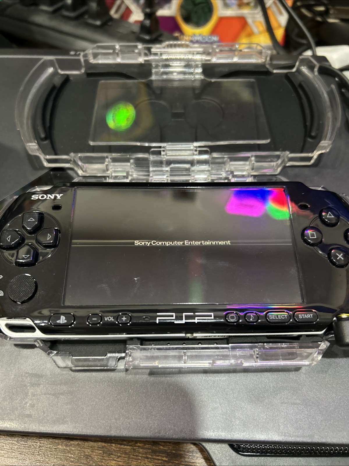 Sony PlayStation Portable PSP 3001 Black Handheld Game Console read before