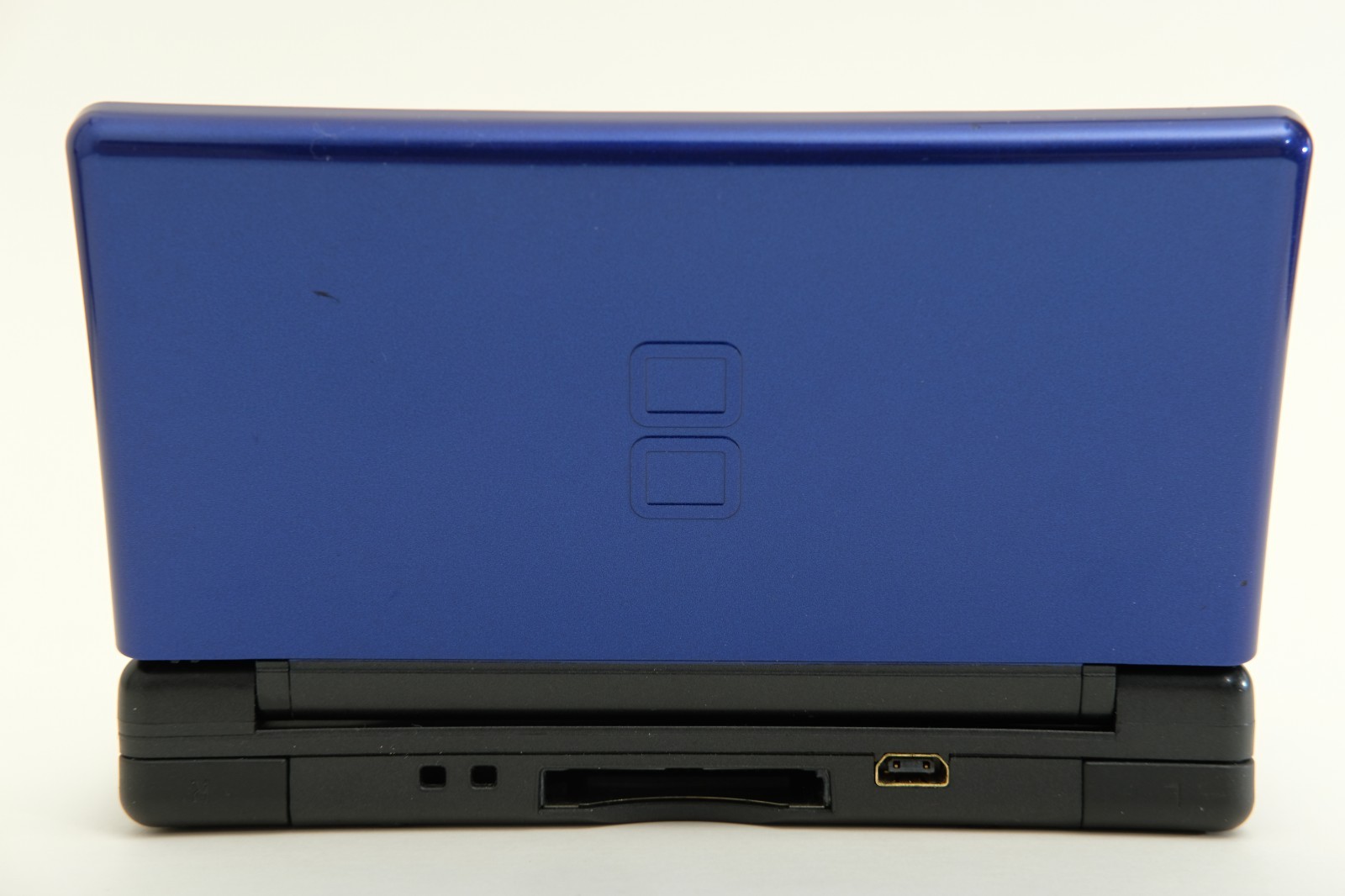 Nintendo DS Lite Handheld Cobalt and Black w/stylus, gba cover, charger USG-001