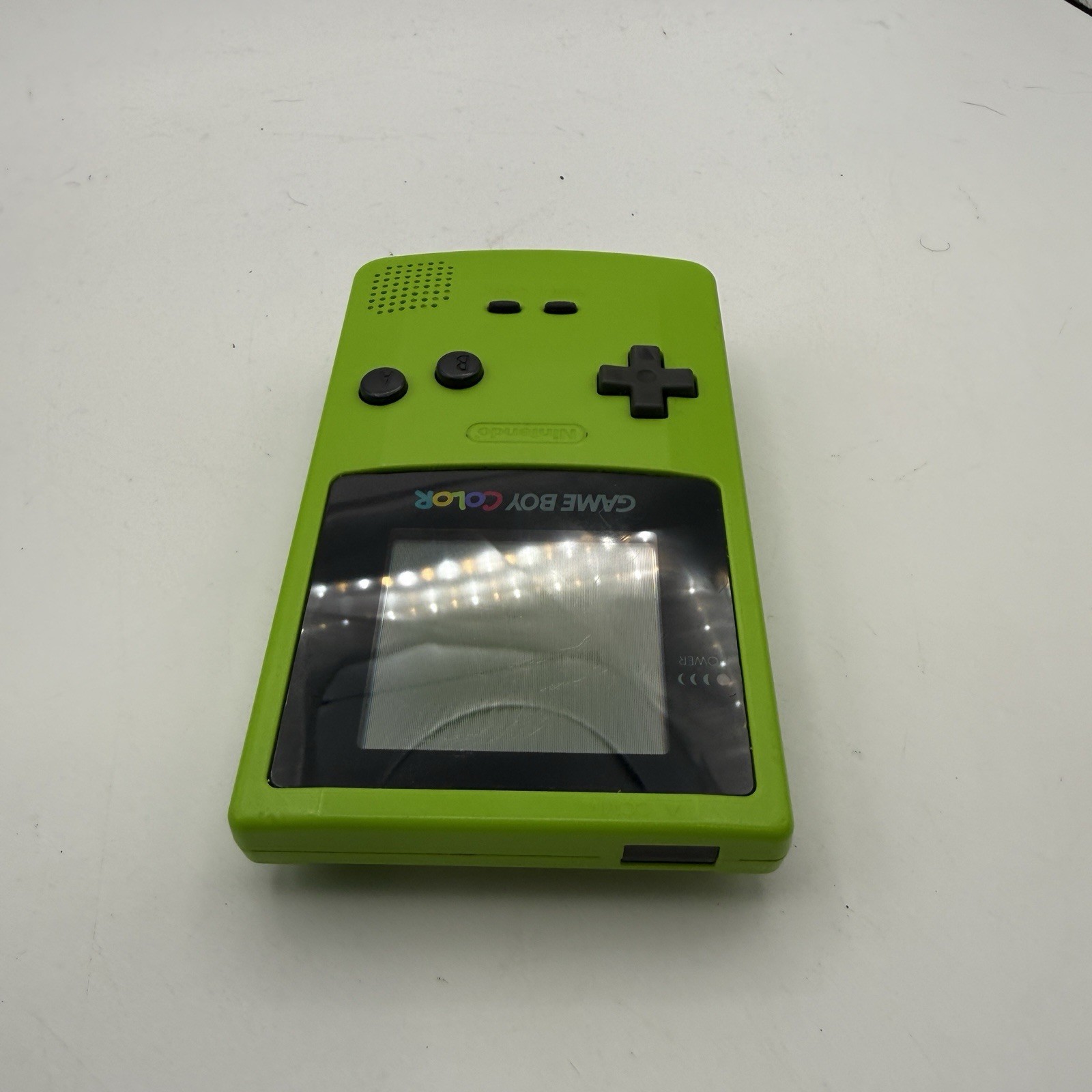 1998 Nintendo Game Boy Color CGB-001 Handheld Lime Green – Tested
