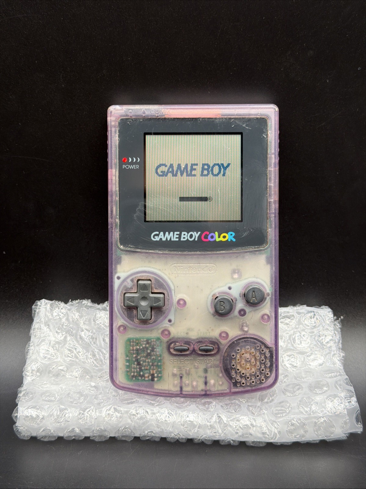 Nintendo Game Boy Color Atomic Purple Handheld System CGB-001 Retro Console