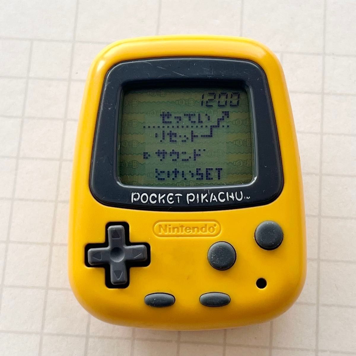 Nintendo Pocket Pikachu MPG-001 Pokemon Virtual Pet Pedometer Tested Vintage