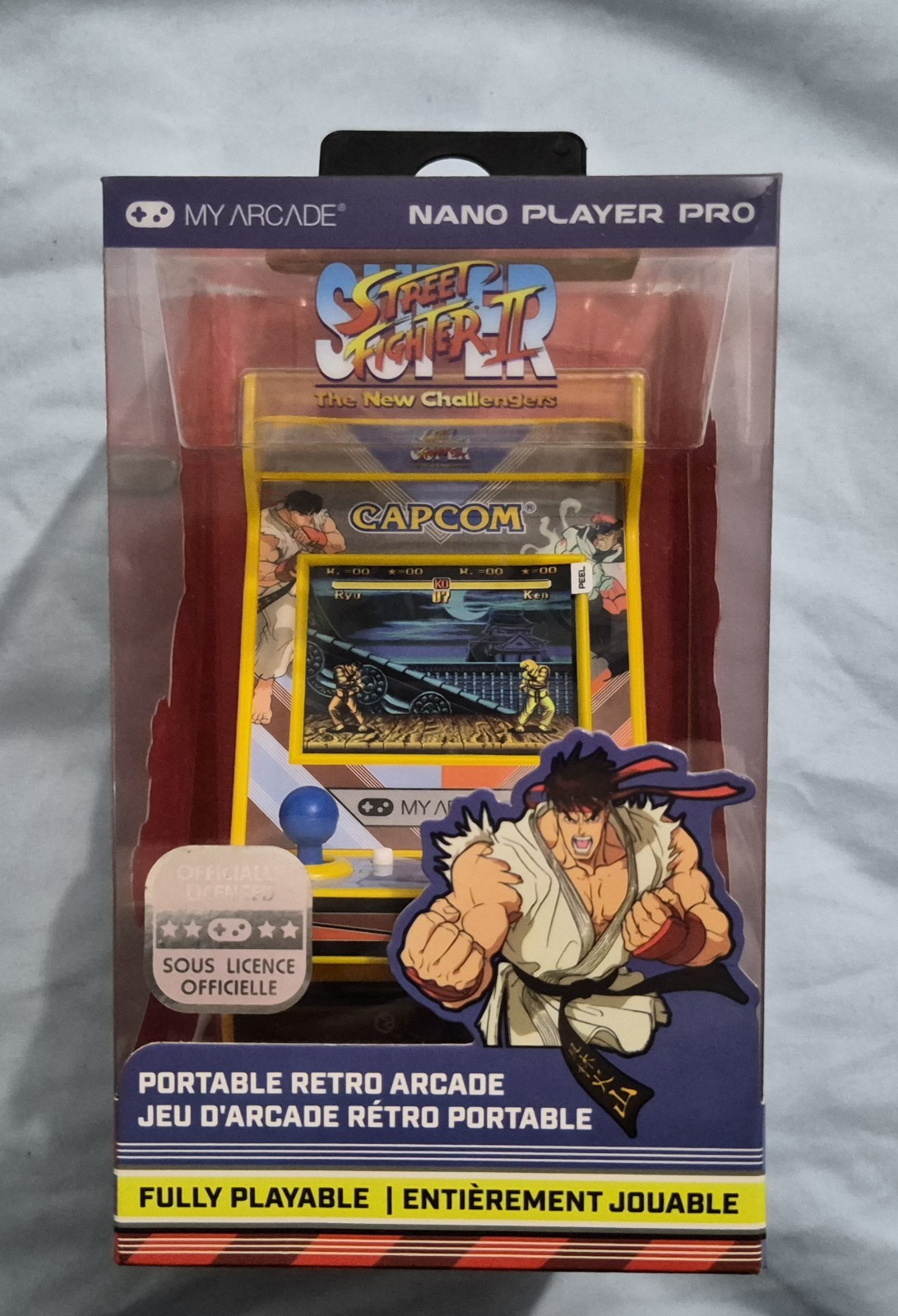 My Arcade Super Street Fighter II Micro Player Pro 6.75″ Mini Arcade Game NEW