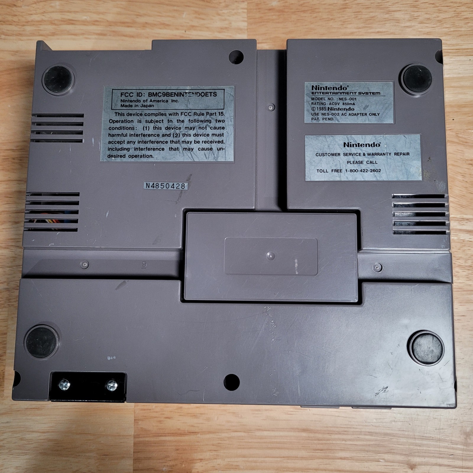 Nintendo Entertainment System NES Console 2 Controllers Complete – Tested