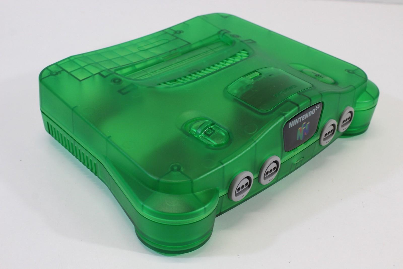 Nintendo 64 Clear Jungle Green Console Controller AC AV N64 NTSC REGION FREE