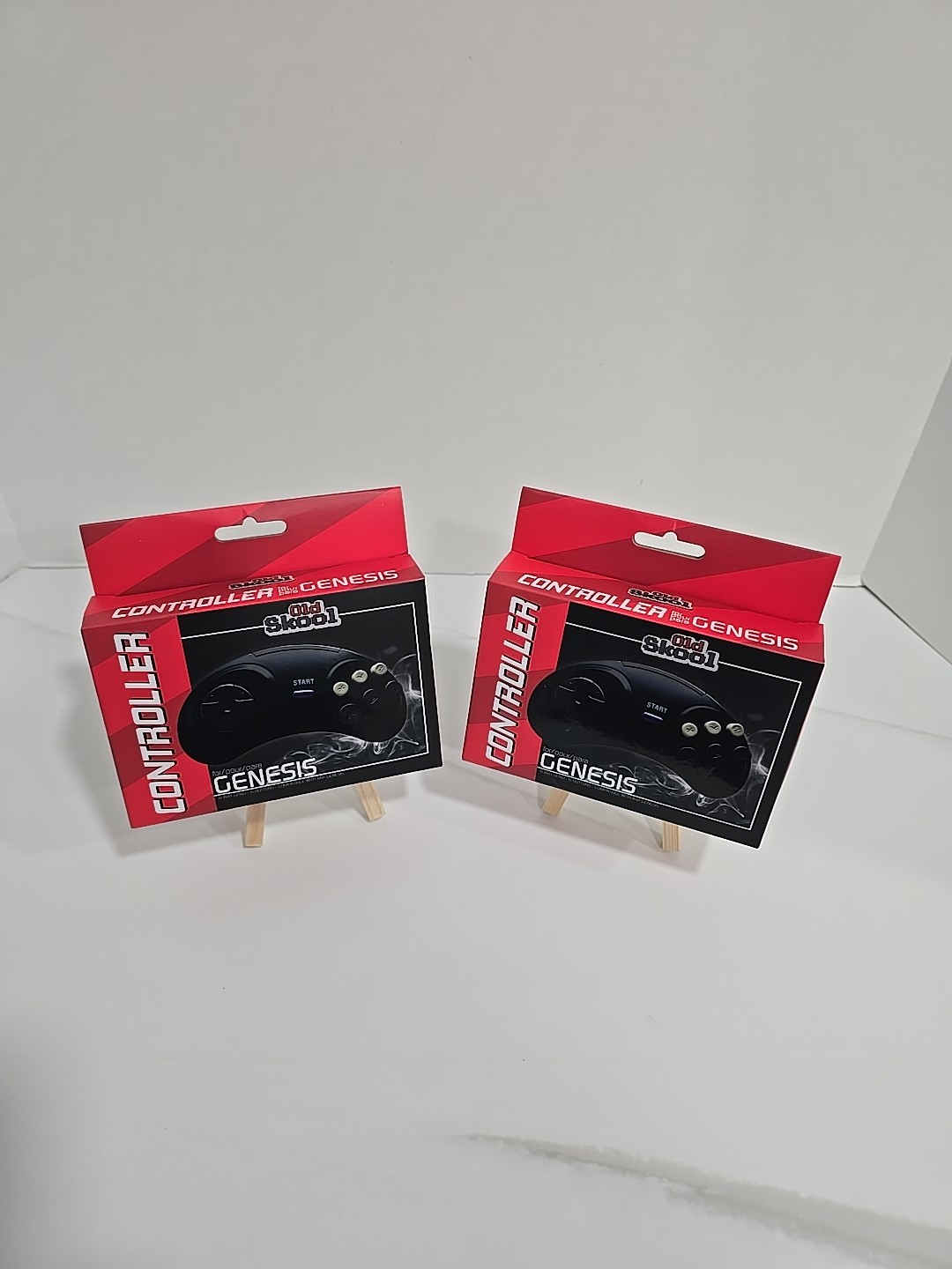 Sega Genesis II Console Model 1631 + 2 Controllers & 6-Pak Game Cartridge TESTED