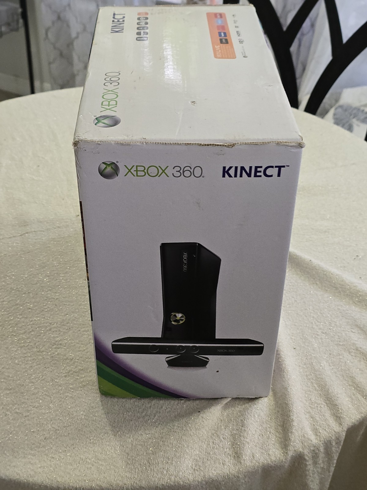 Microsoft Xbox 360 S Gaming Console and Kinect – Black